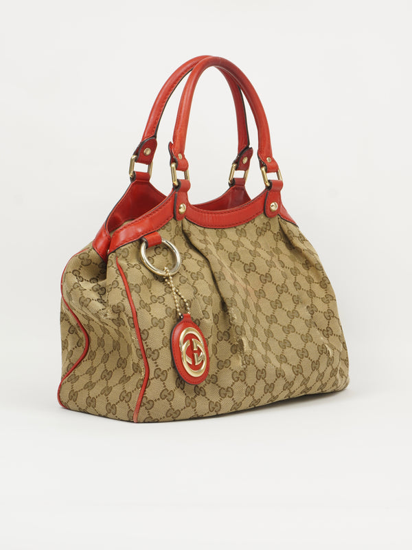 GUCCI MONOGRAM SUKEY BAG