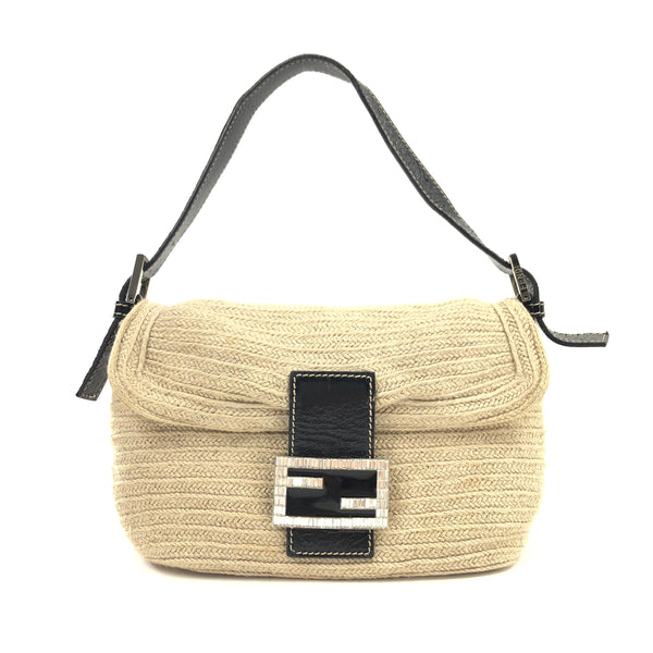 Fendi Woven Baguette Bag