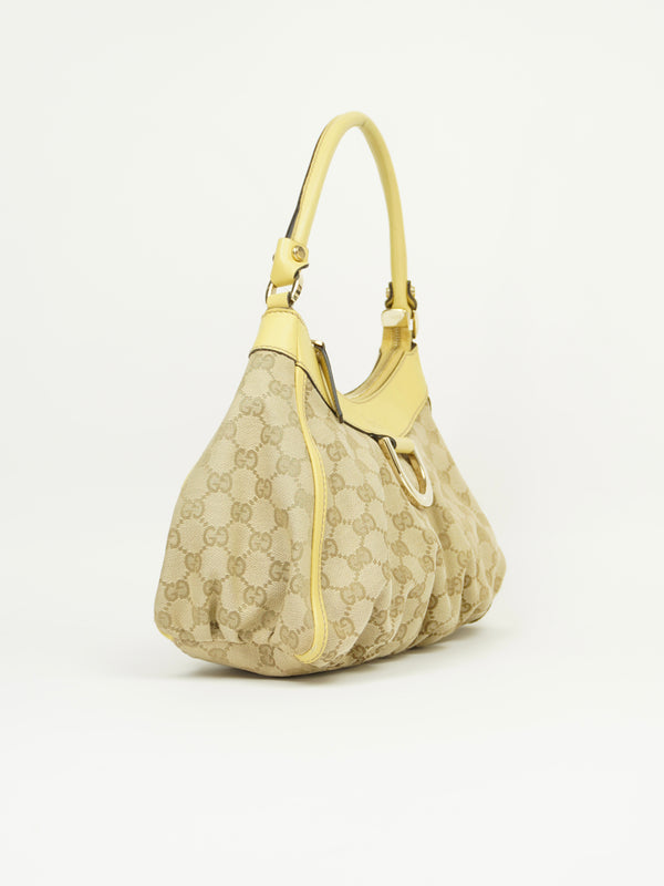 GUCCI MONOGRAM ABBEY BAG