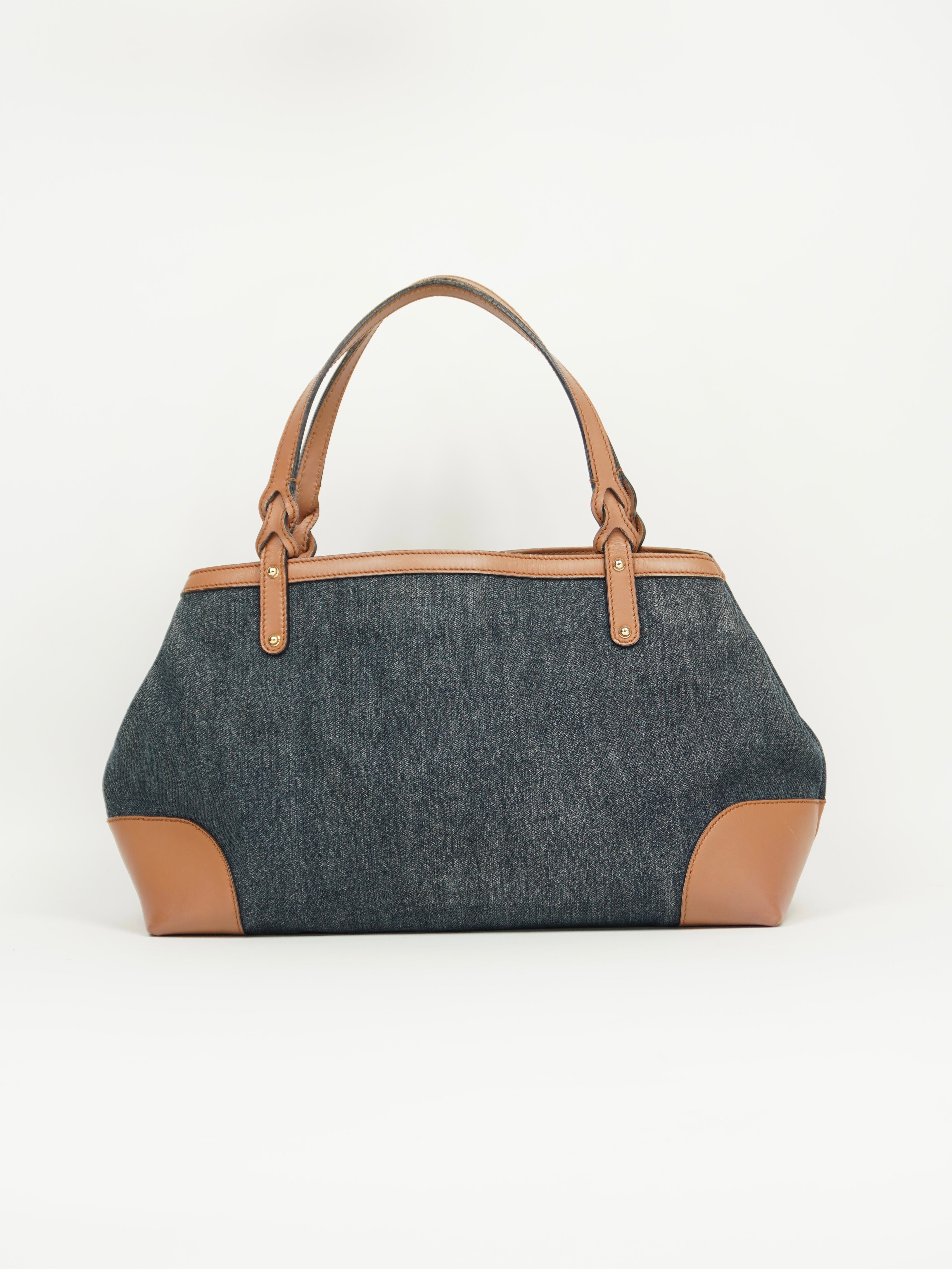 GUCCI DENIM HANDBAG