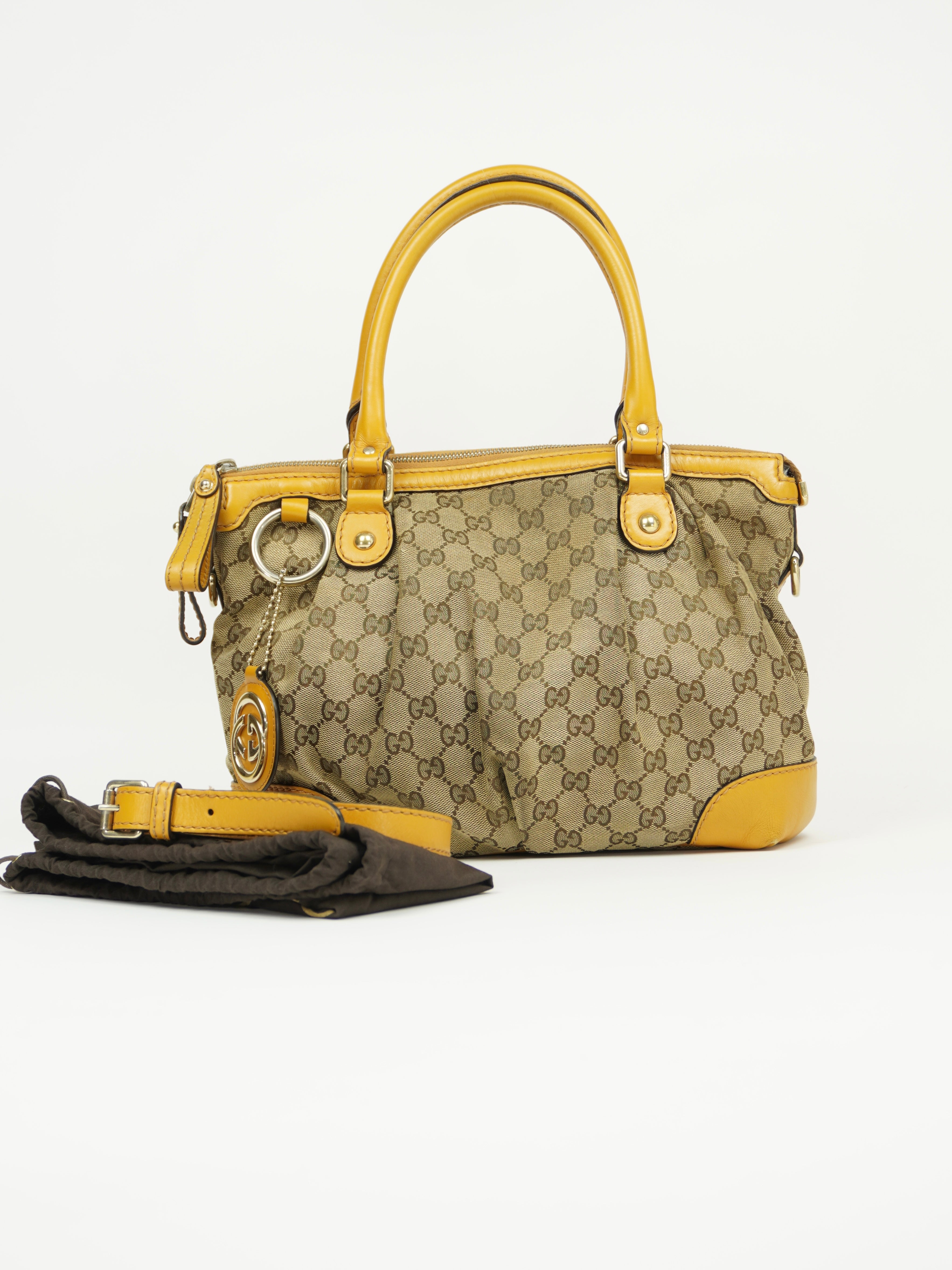 GUCCI MONOGRAM SUKEY TWO WAY BAG