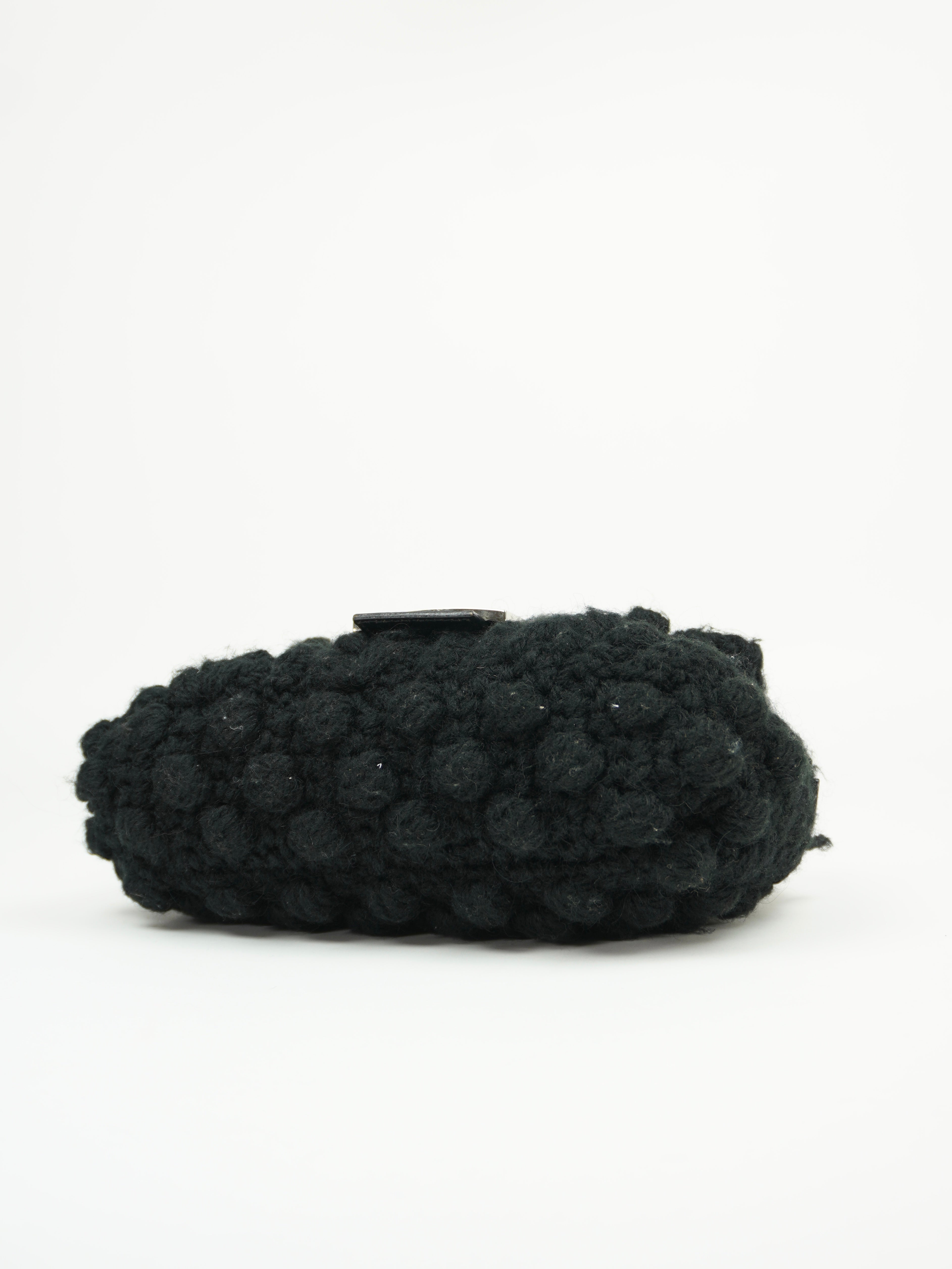 FENDI CASHMERE WOOL BAGUETTE