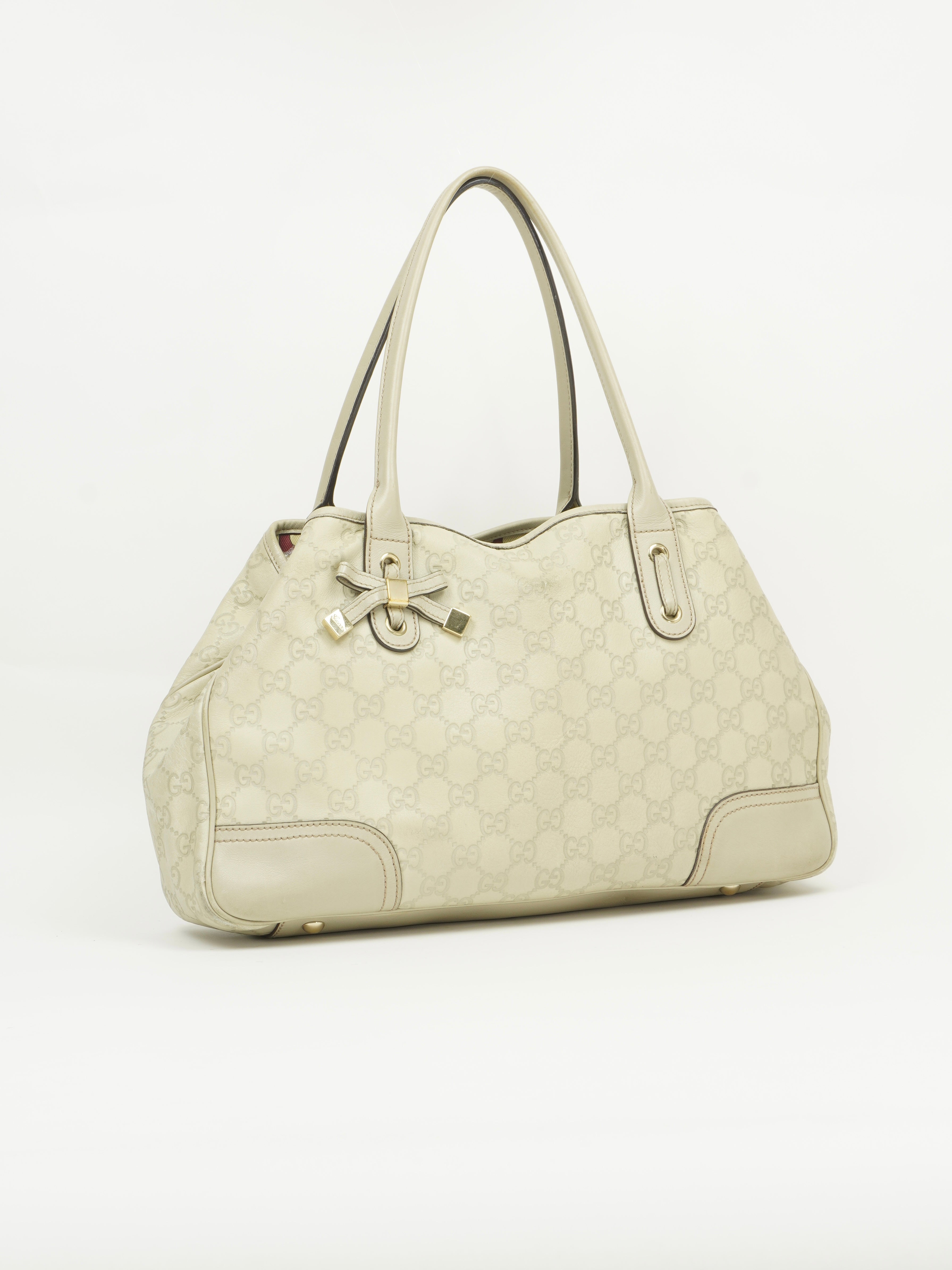 GUCCI MONOGRAM LEATHER BAG