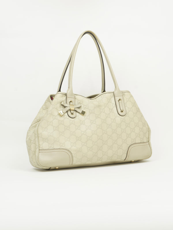 GUCCI MONOGRAM LEATHER BAG
