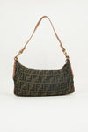FENDI ZUCCA SHOULDER BAG