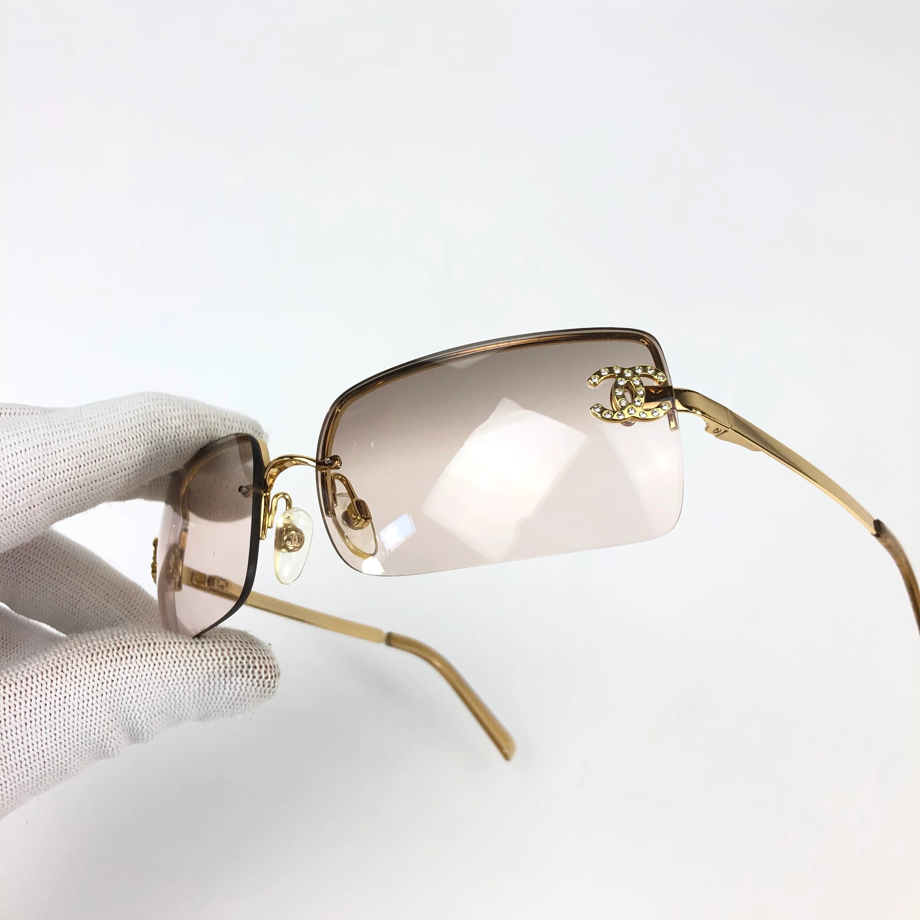 CHANEL RIMLESS SUNGLASSES