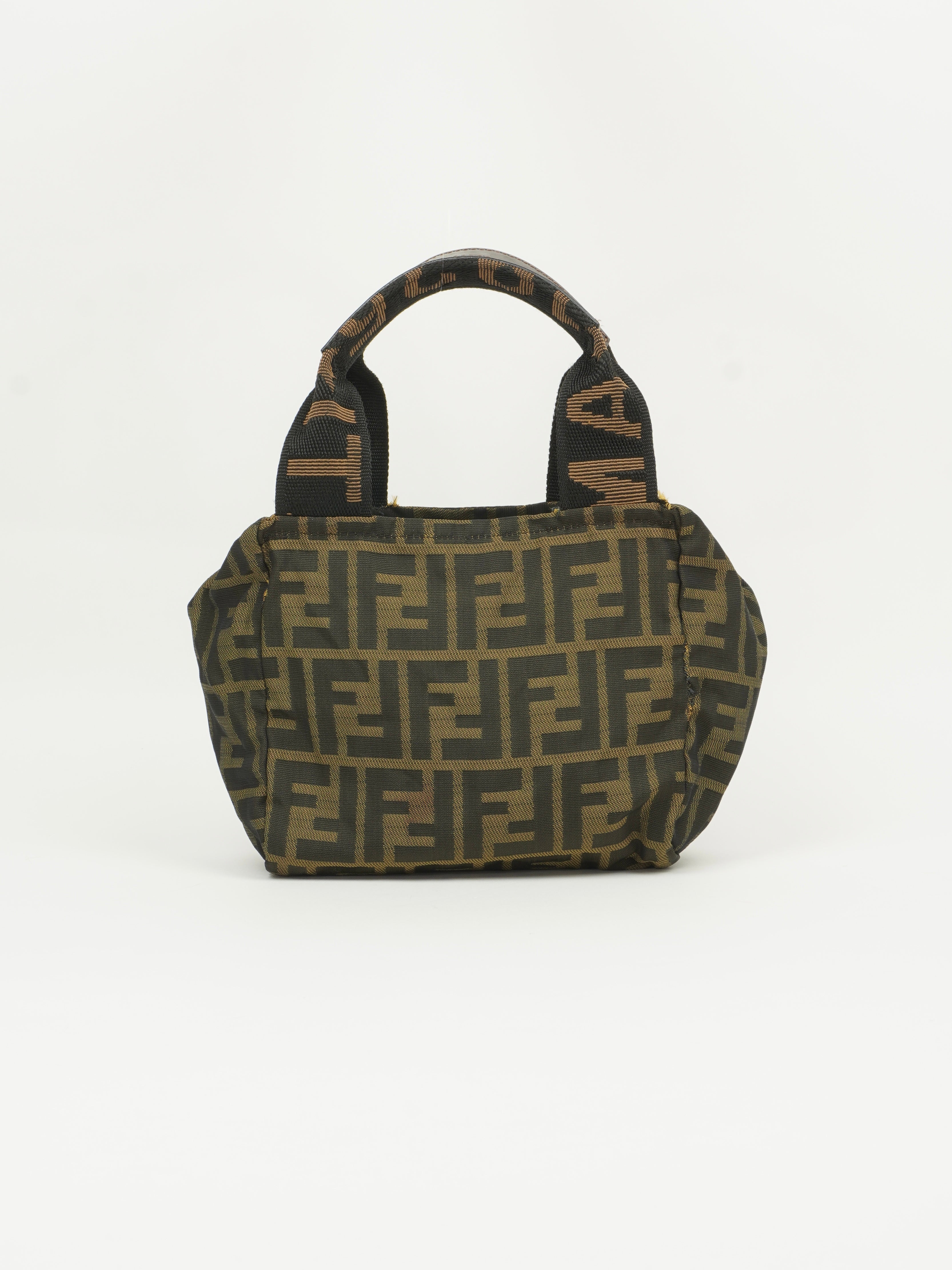 FENDI ZUCCA CLUTCH BAG