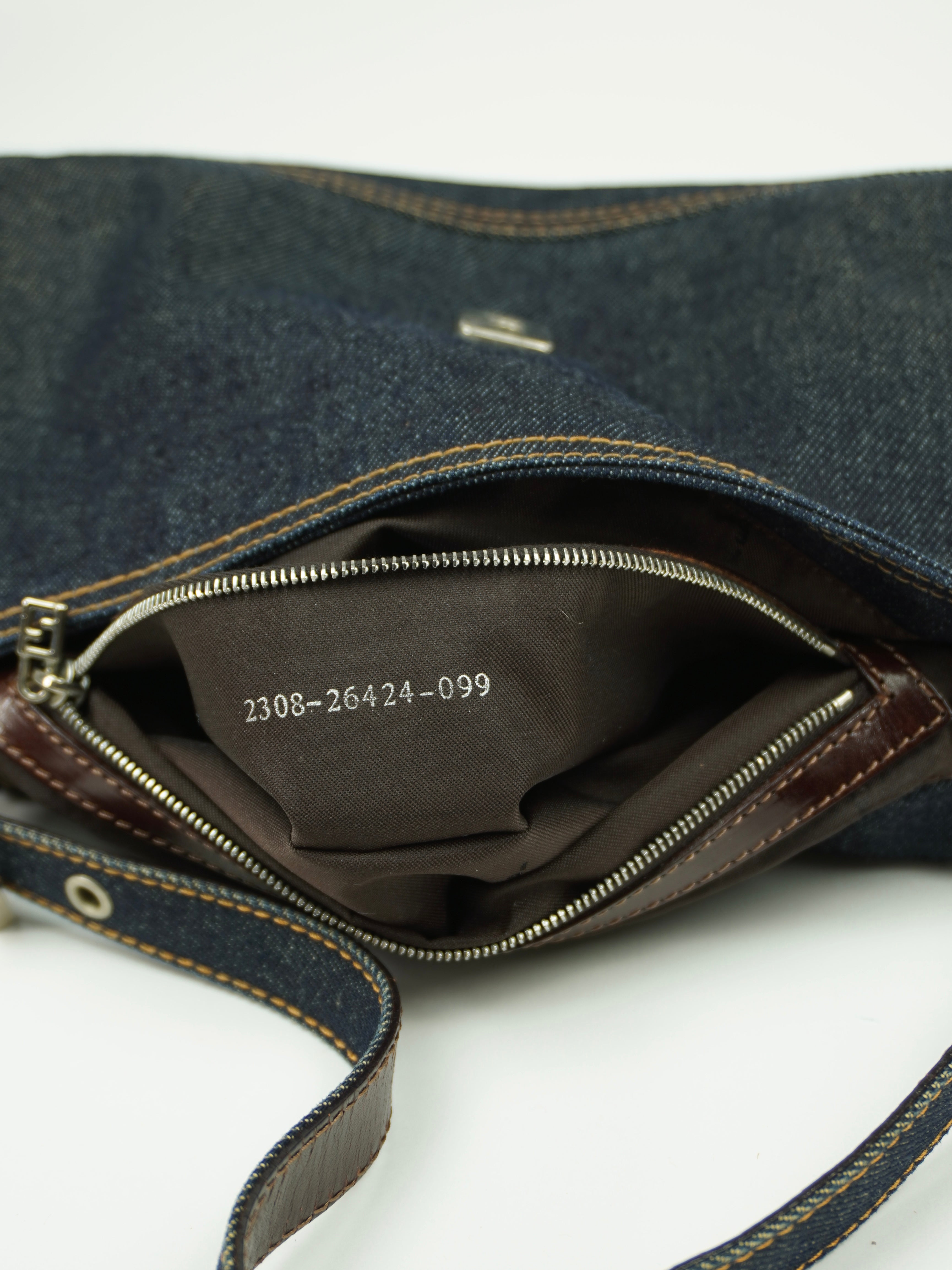 FENDI DENIM BAGUETTE