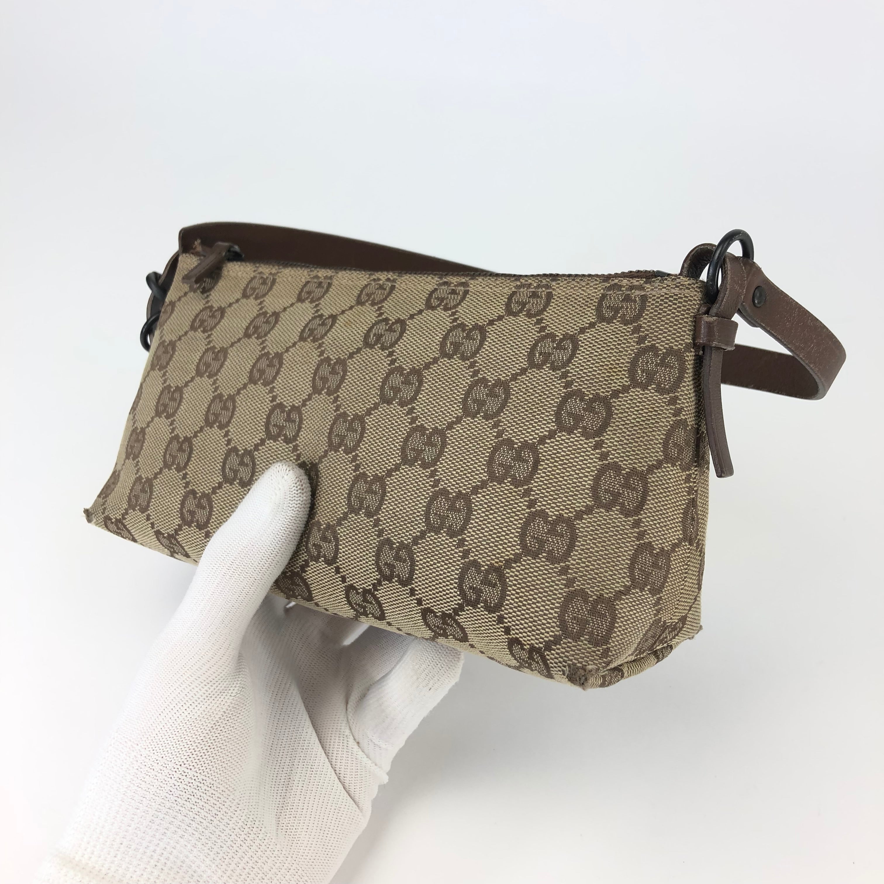 GUCCI MONOGRAM SHOULDER BAG