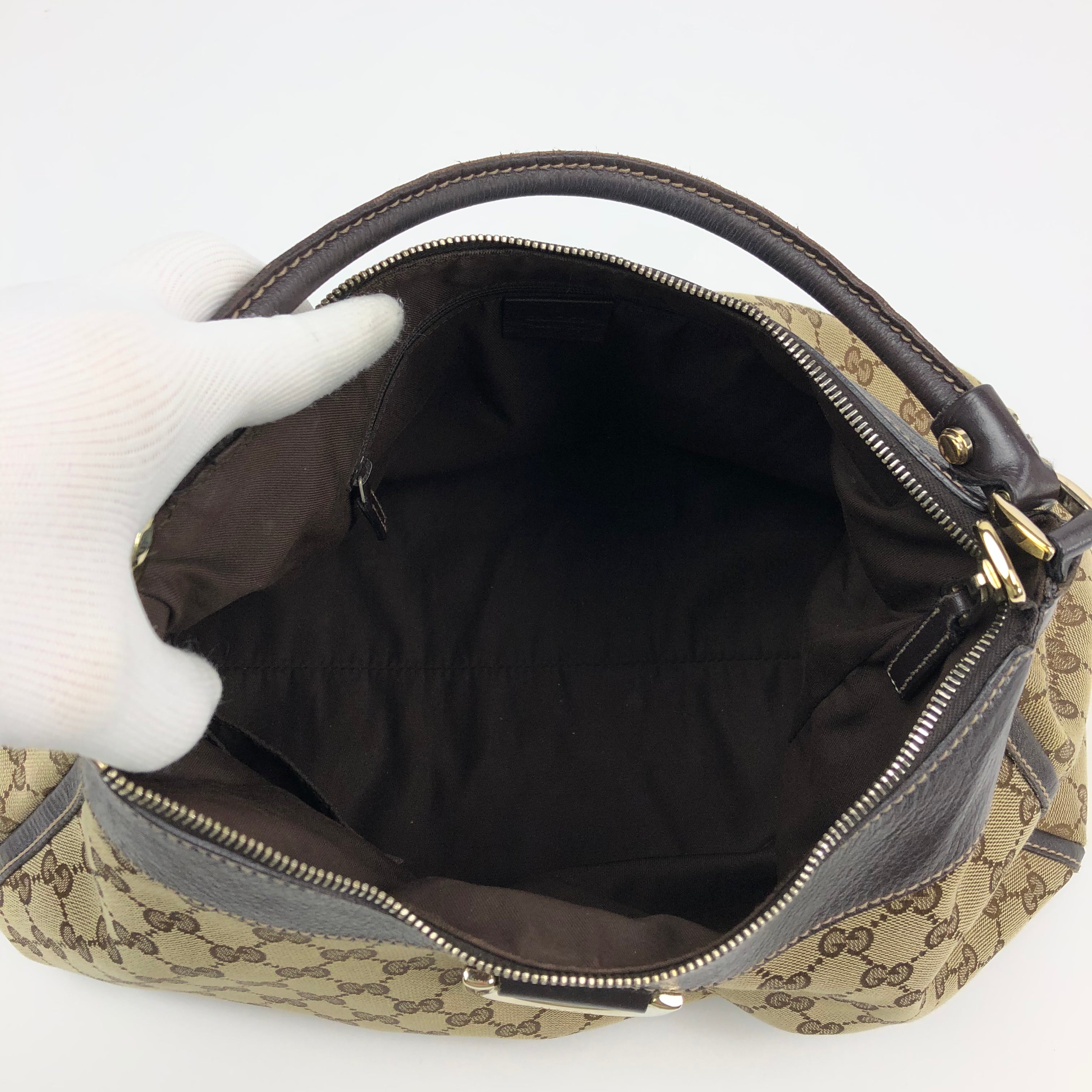 Gucci Monogram Abbey Shoulder Bag