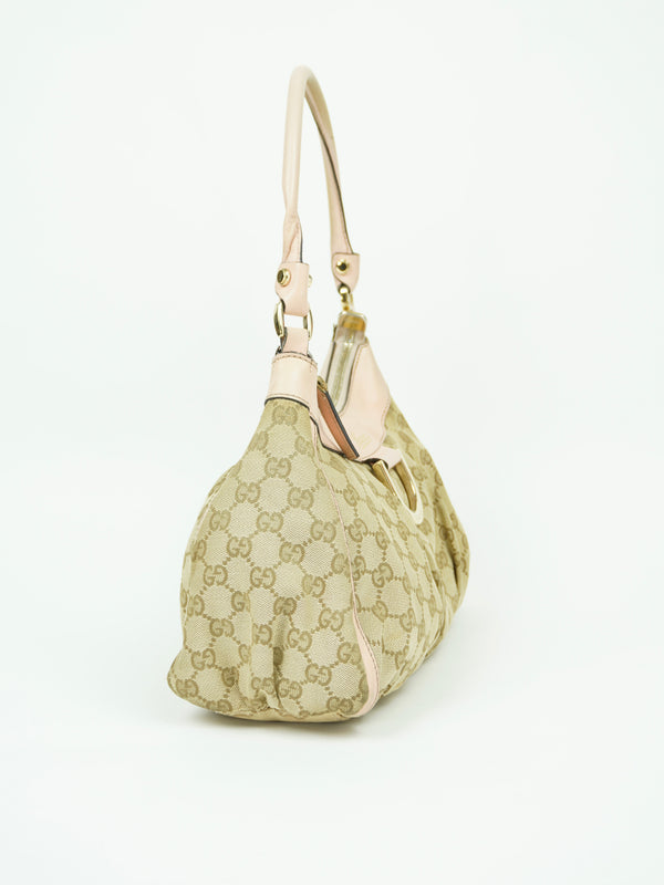 GUCCI MONOGRAM ABBEY BAG