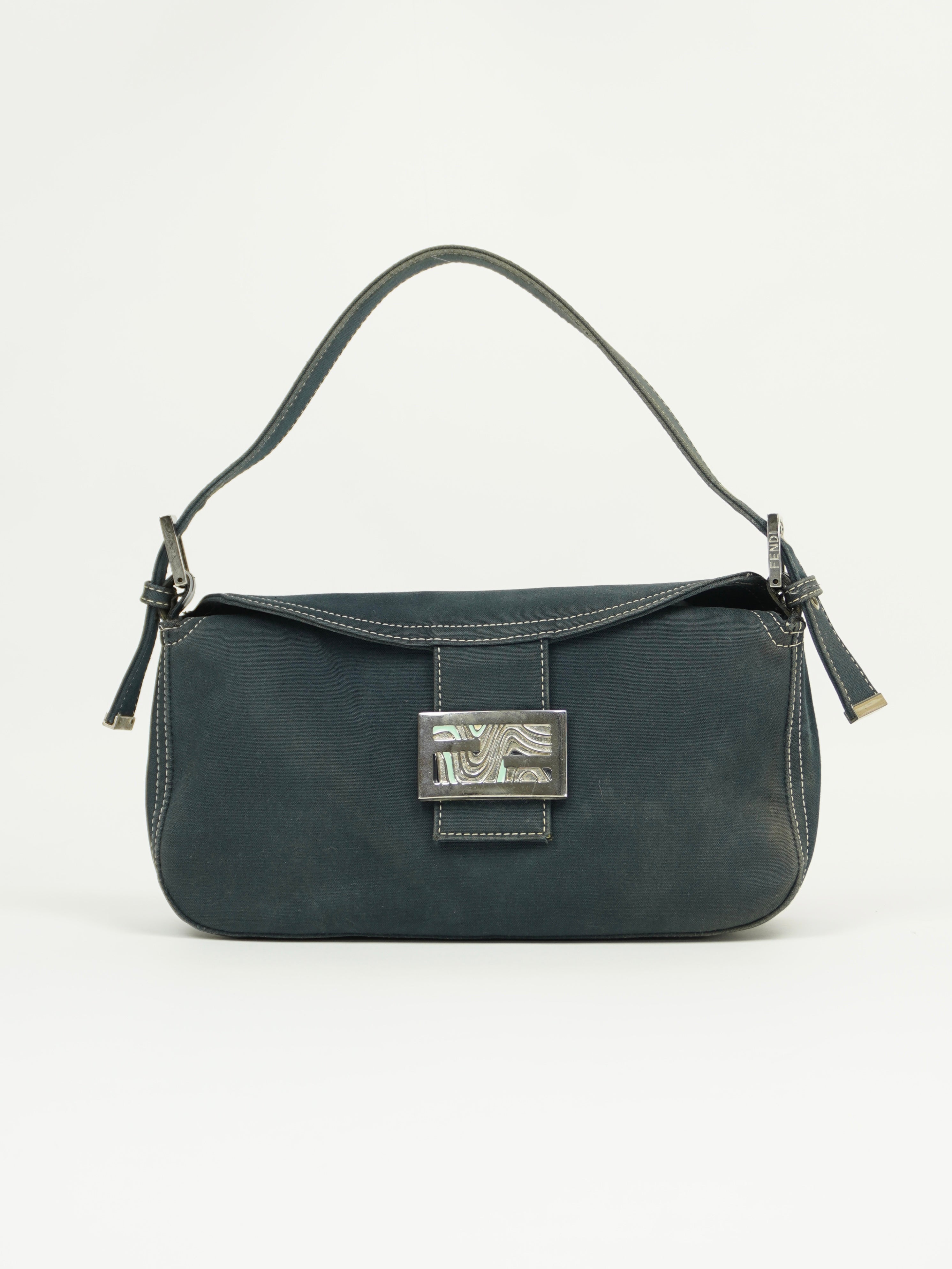 FENDI BAGUETTE WITH MARBLE BUCKLE