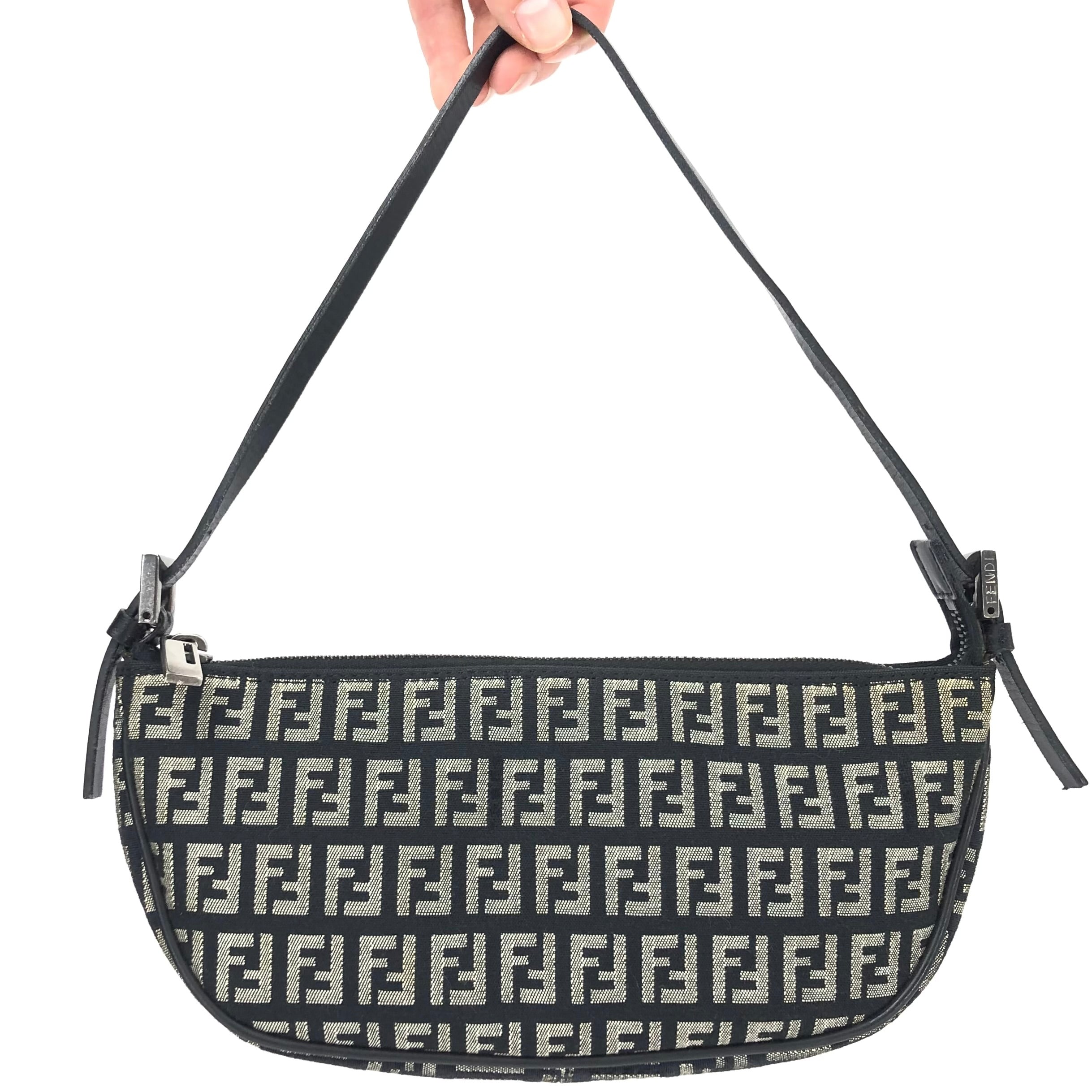 FENDI CRESCENT SHOULDER BAG