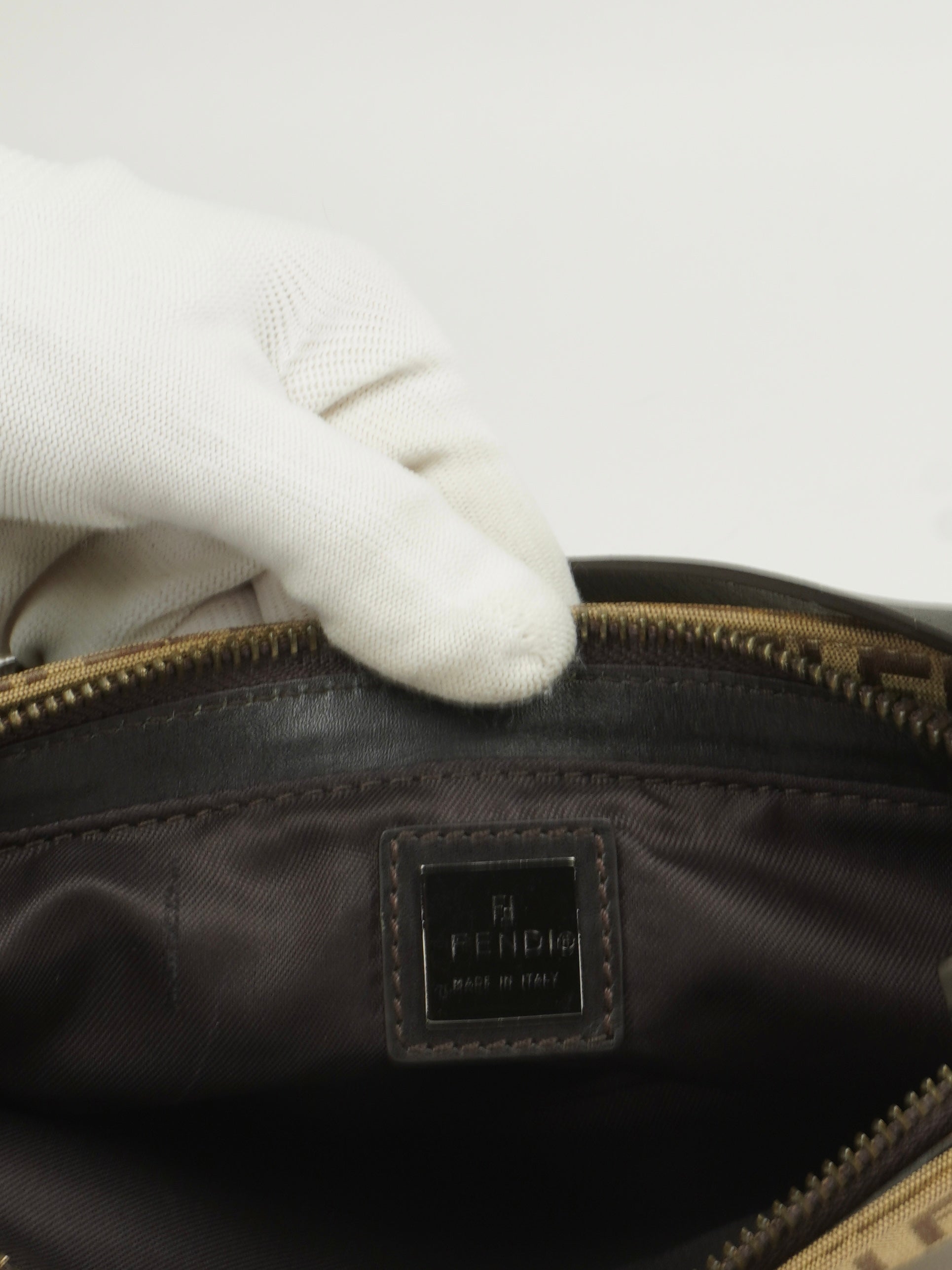 FENDI ZUCCA SHOULDER BAG