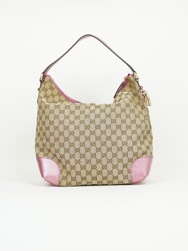 GUCCI MONOGRAM HOBO BAG