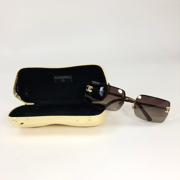 CHANEL RIMLESS SUNGLASSES