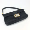 FENDI SATIN BAGUETTE BAG WITH DIAMANTÉ DETAILING