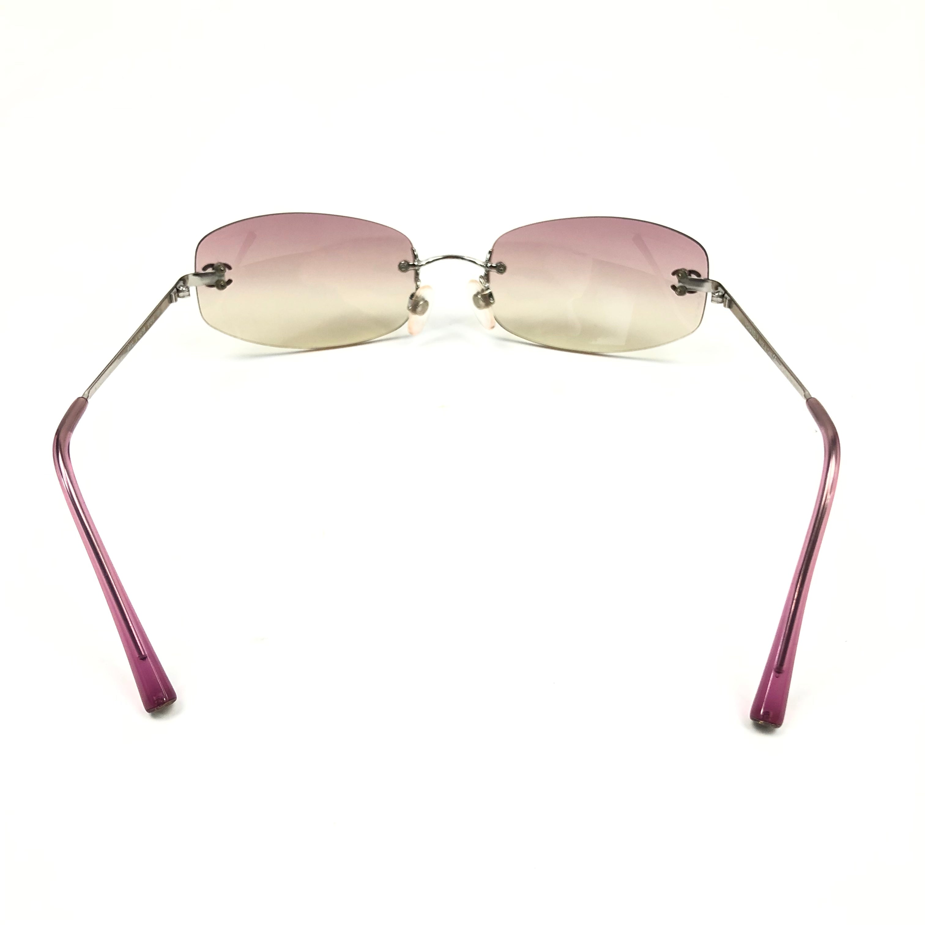 CHANEL RIMLESS SUNGLASSES