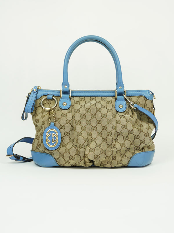 GUCCI MONOGRAM SUKEY TWO WAY BAG