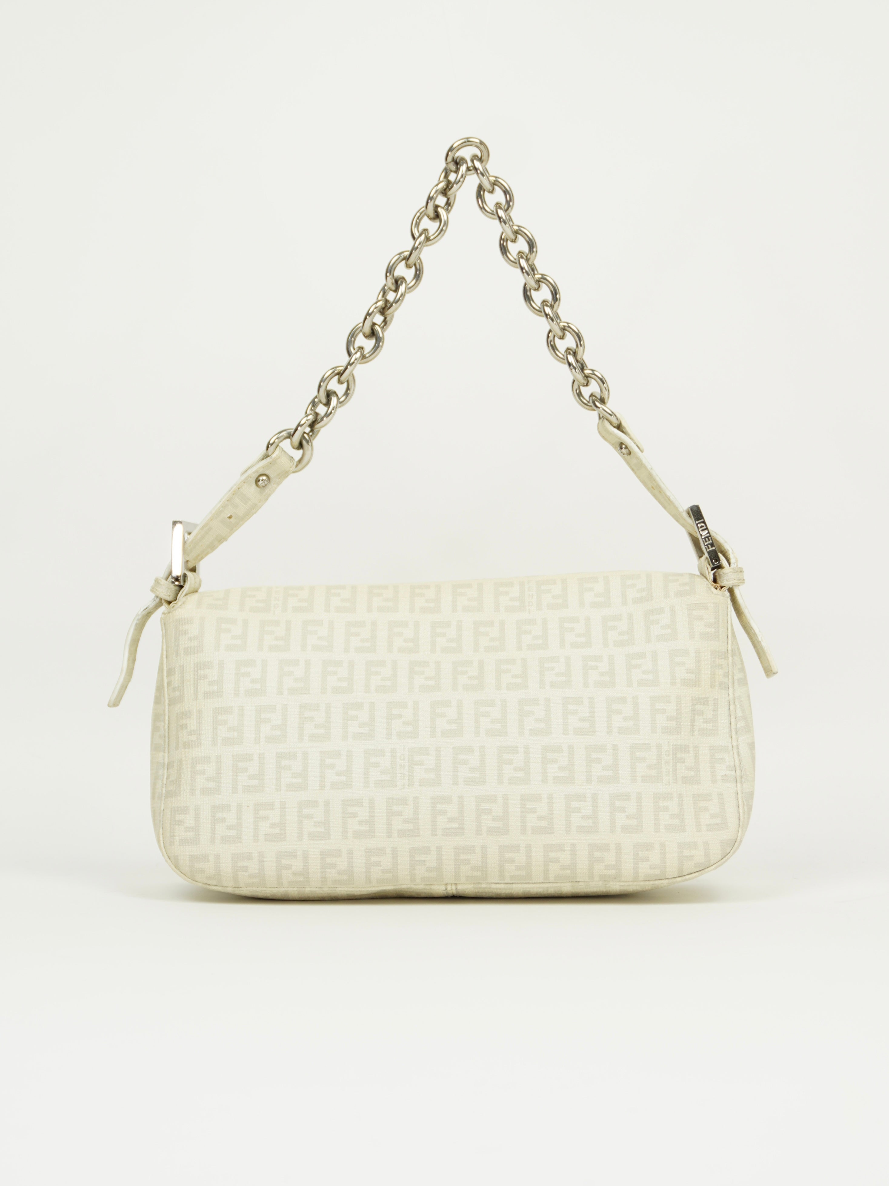 FENDI MONOGRAM CHAIN BAGUETTE