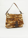 FENDI CALF HAIR MAMA BAGUETTE BAG