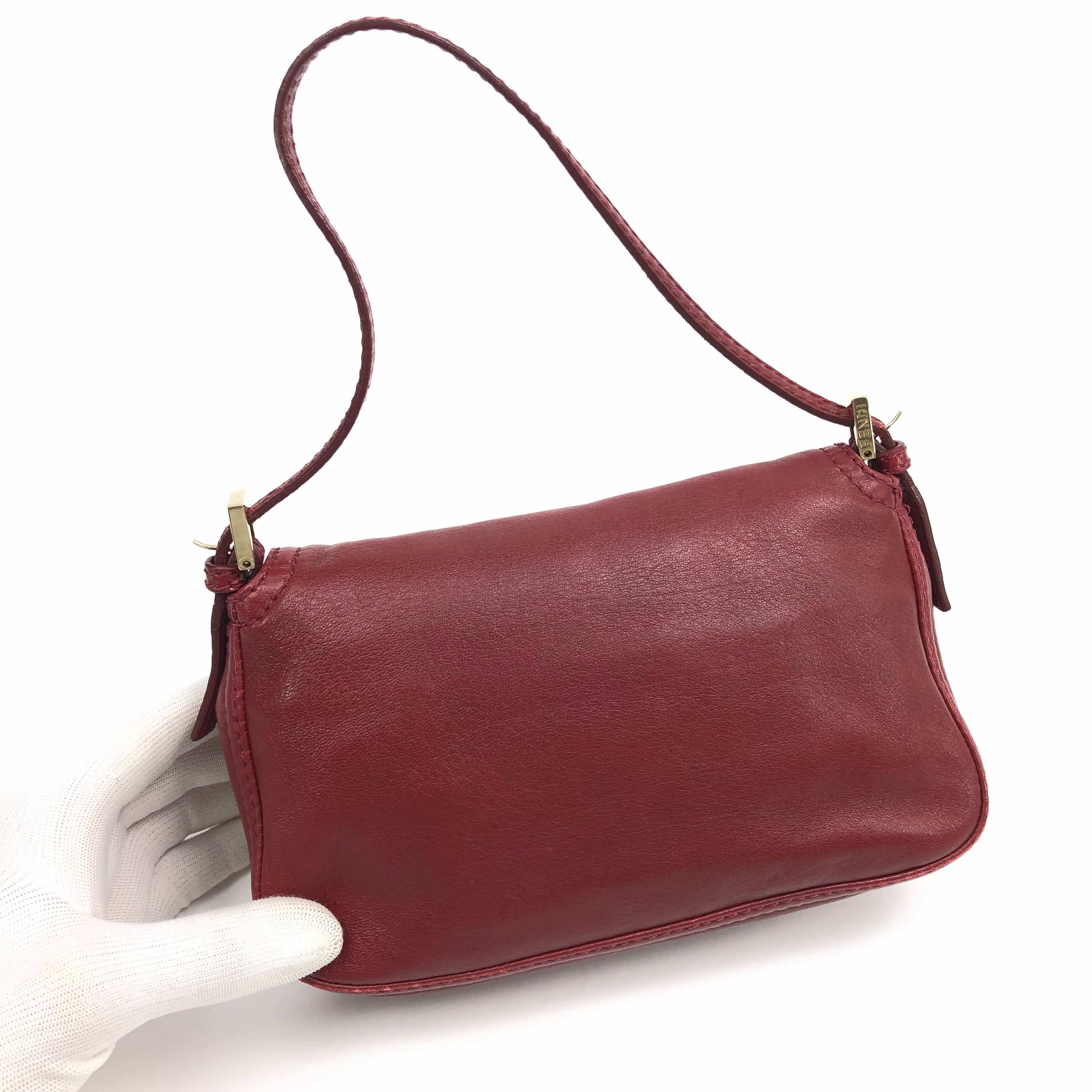 Fendi Leather Baguette Bag