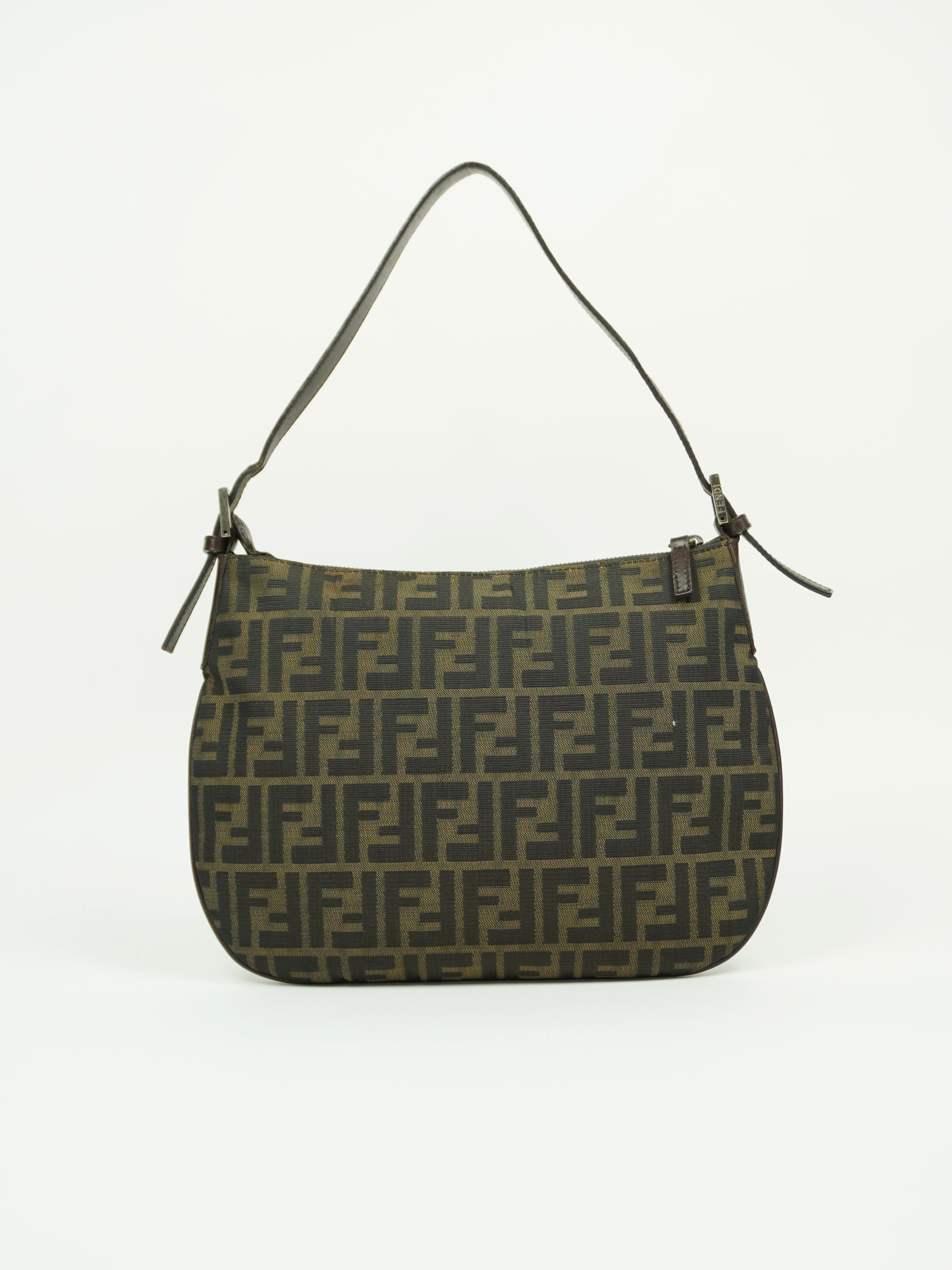 FENDI ZUCCA SHOULDER BAG