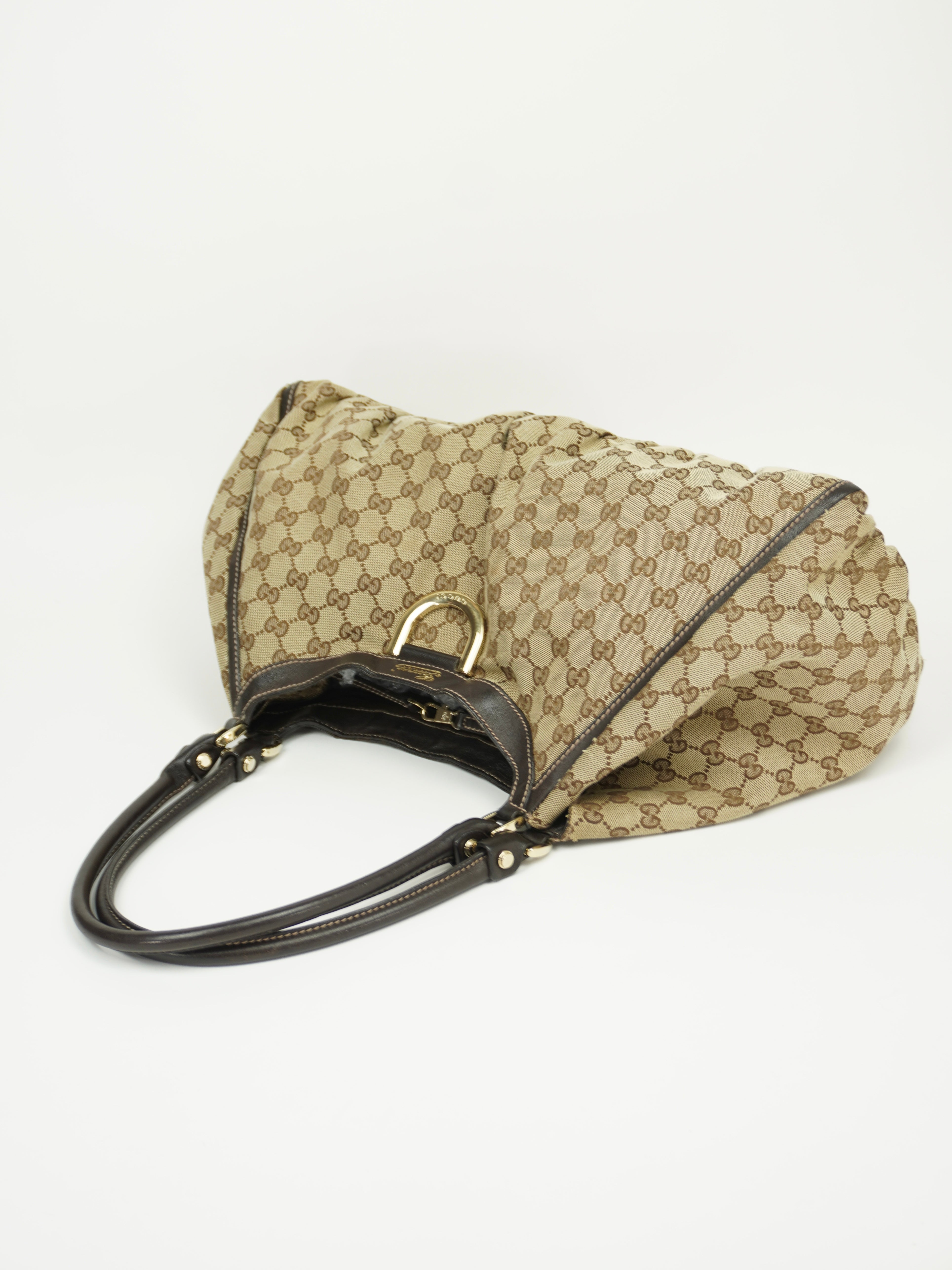 GUCCI MONOGRAM ABBEY BAG