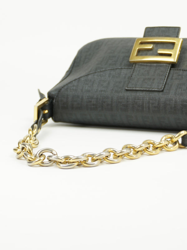FENDI MONOGRAM CHAIN BAGUETTE