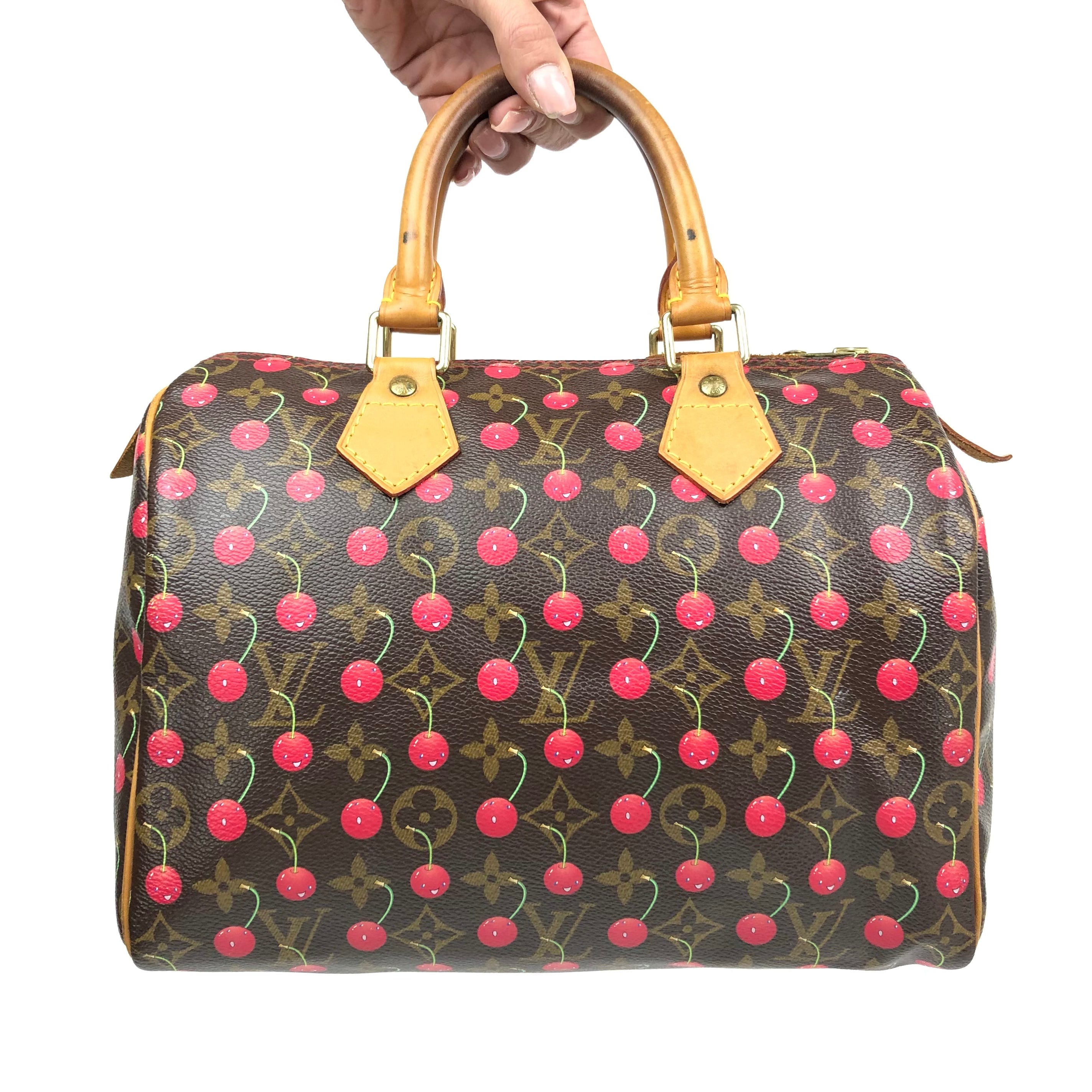 LOUIS VUITTON CHERRY TAKASHI MURAKAMI SPEEDY 25