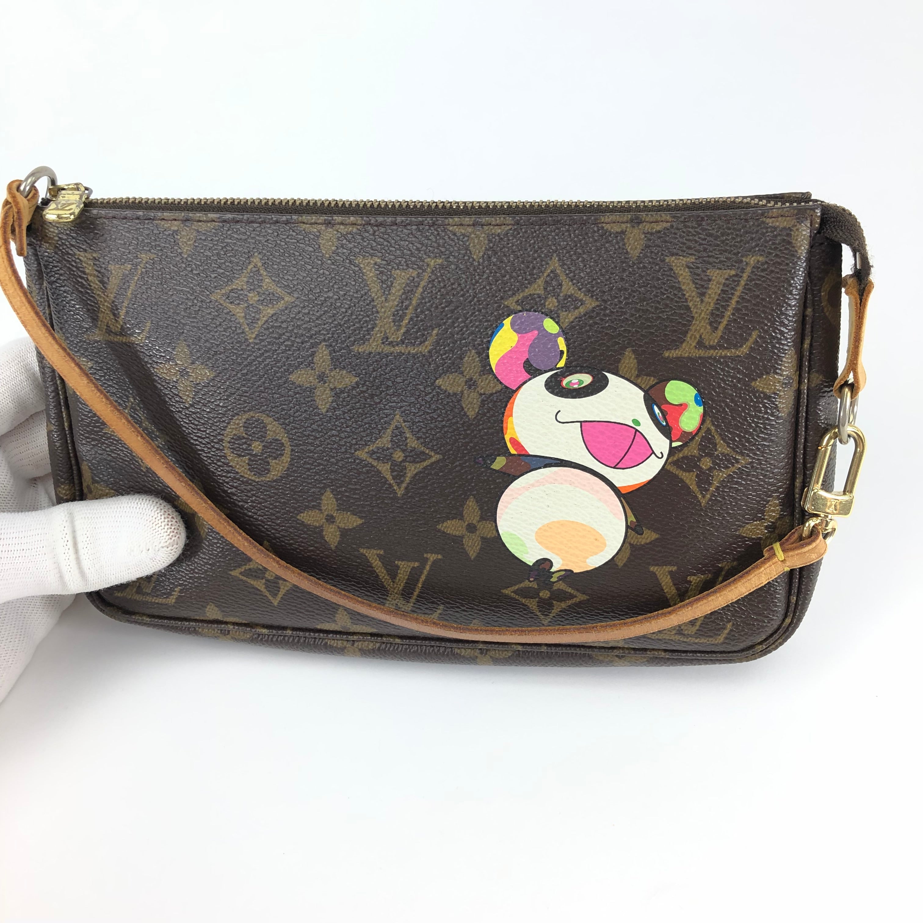 LOUIS VUITTON TAKASHI MURAKAMI PANDA POCHETTE BAG