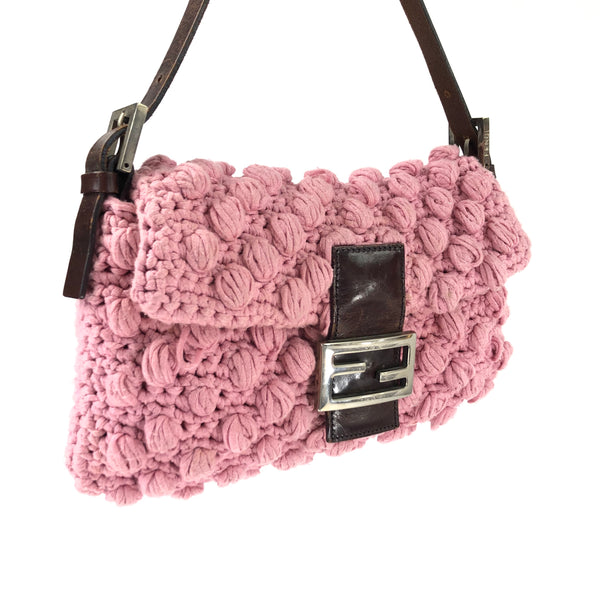 FENDI CROCHET BAGUETTE BAG