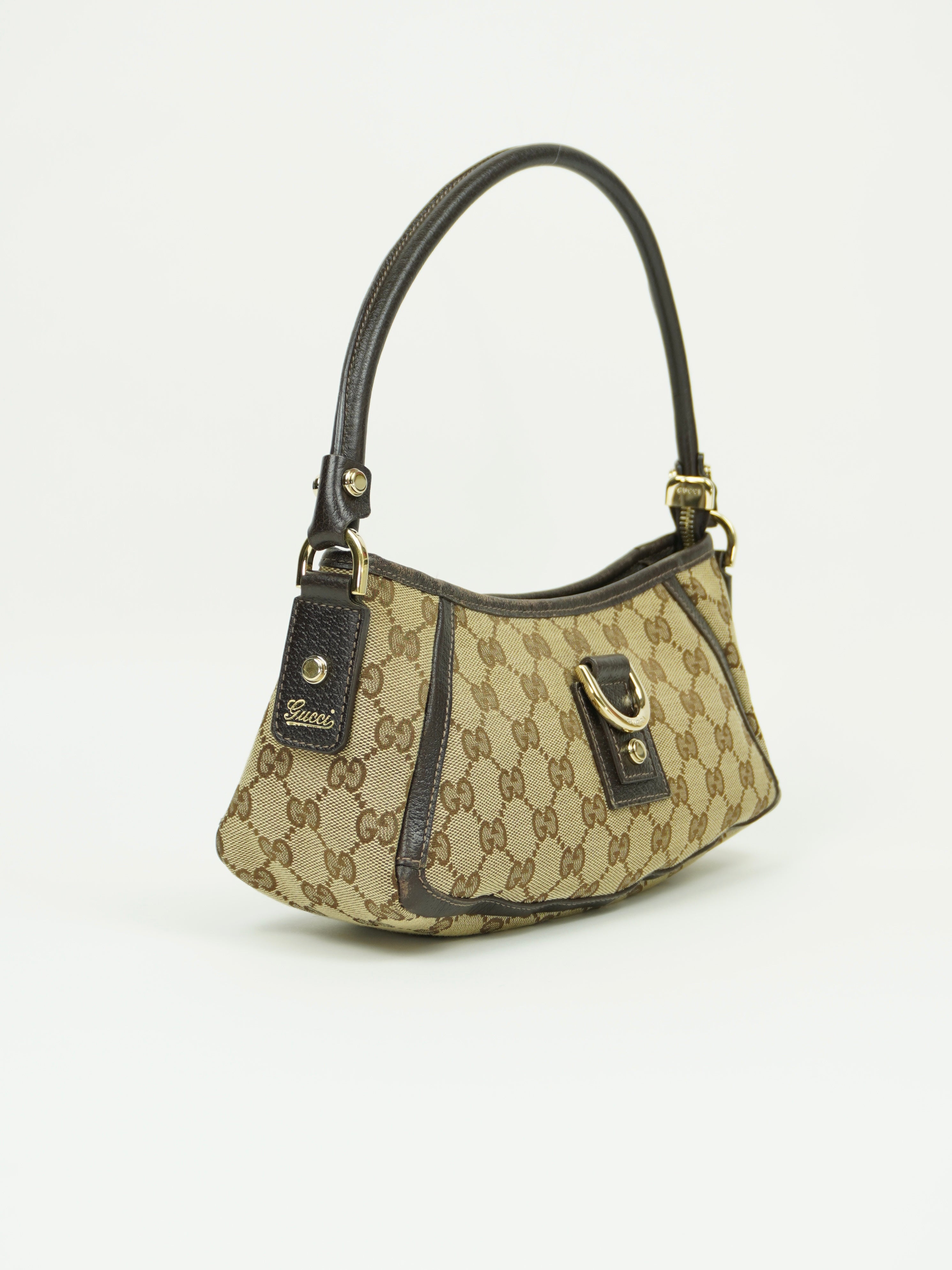 GUCCI MONOGRAM D RING BAG