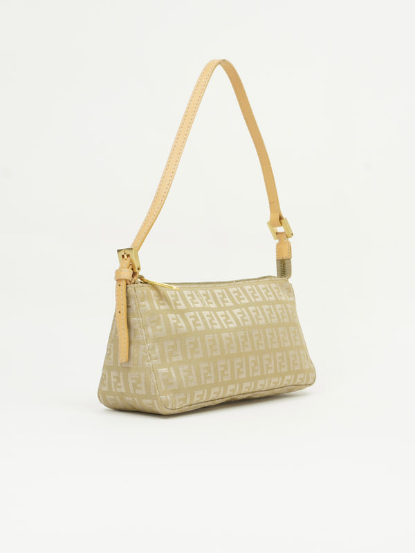 FENDI ZUCCA SHOULDER BAG