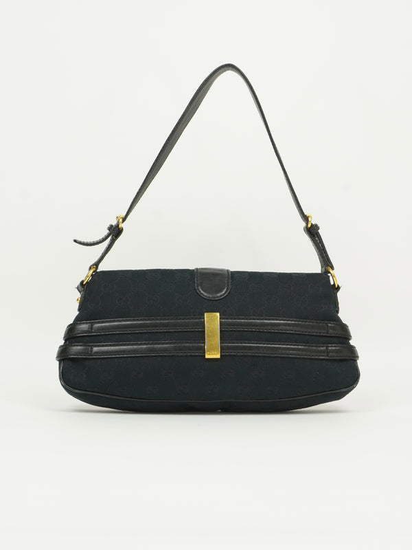 GUCCI MONOGRAM HORSEBIT BAG