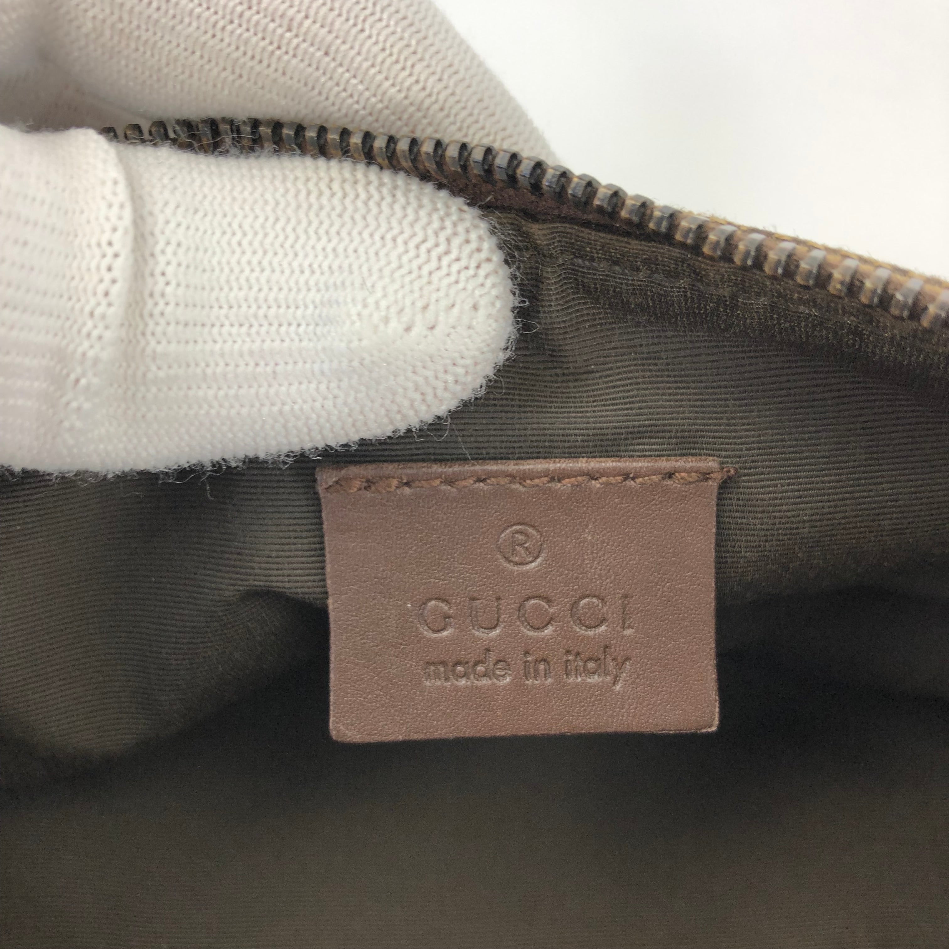 GUCCI MONOGRAM SHOULDER BAG