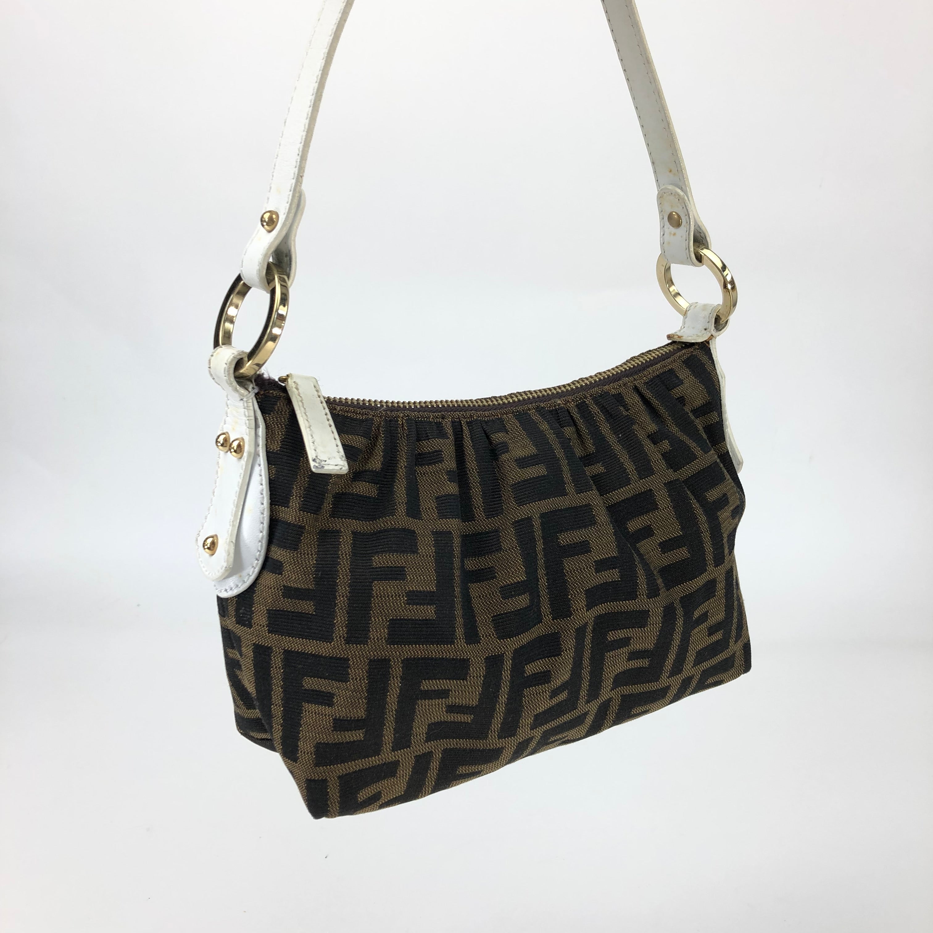 FENDI ZUCCA SHOULDER BAG