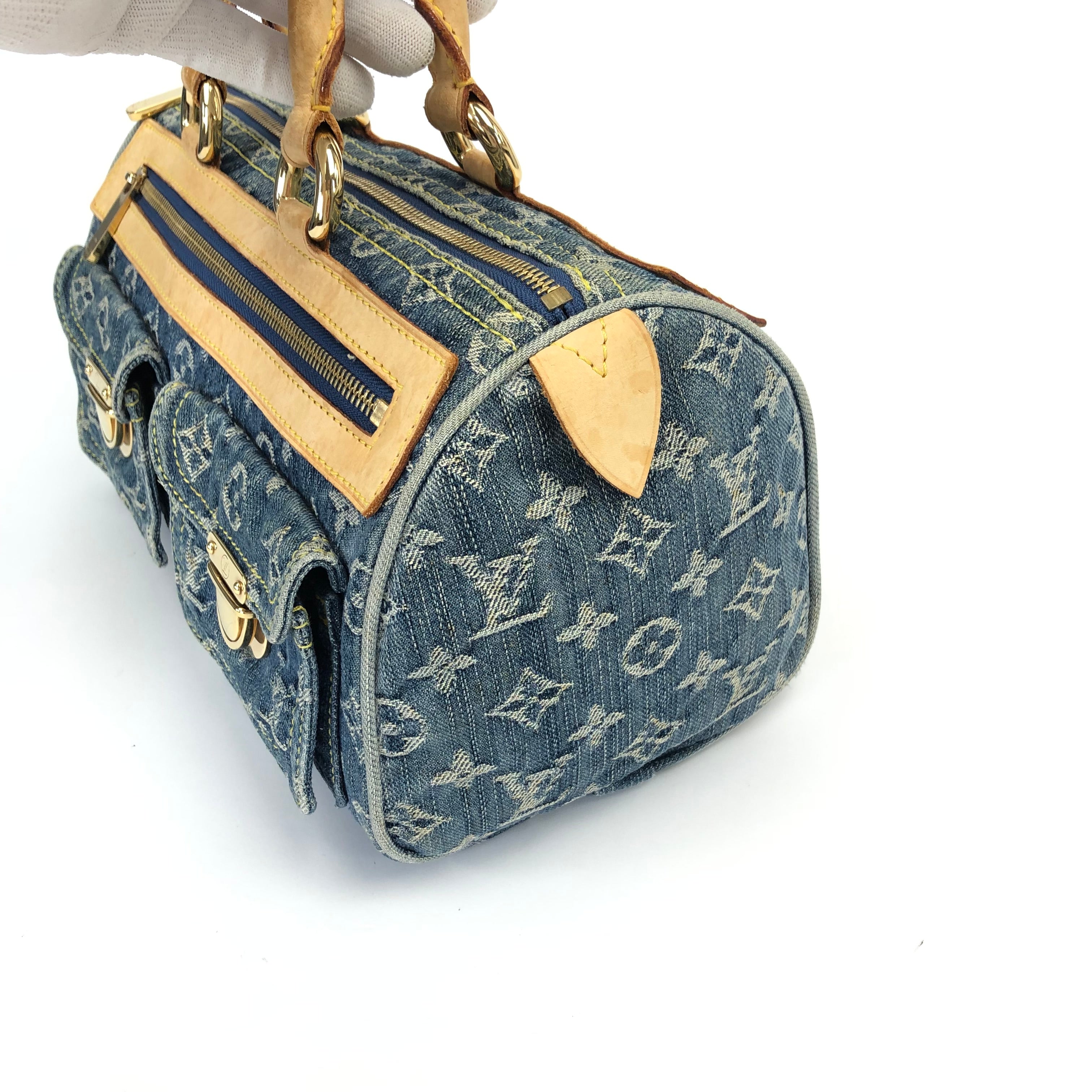 LOUIS VUITTON NEO SPEEDY DENIM BAG