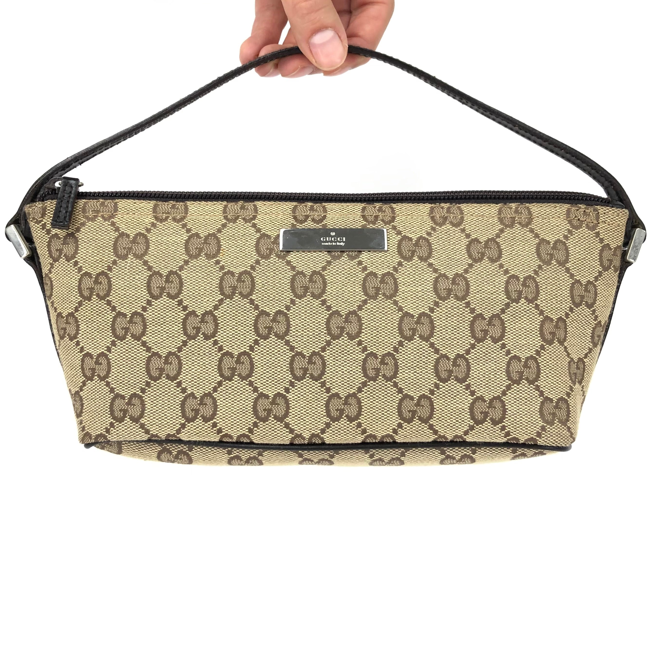 GUCCI MONOGRAM SHOULDER BAG