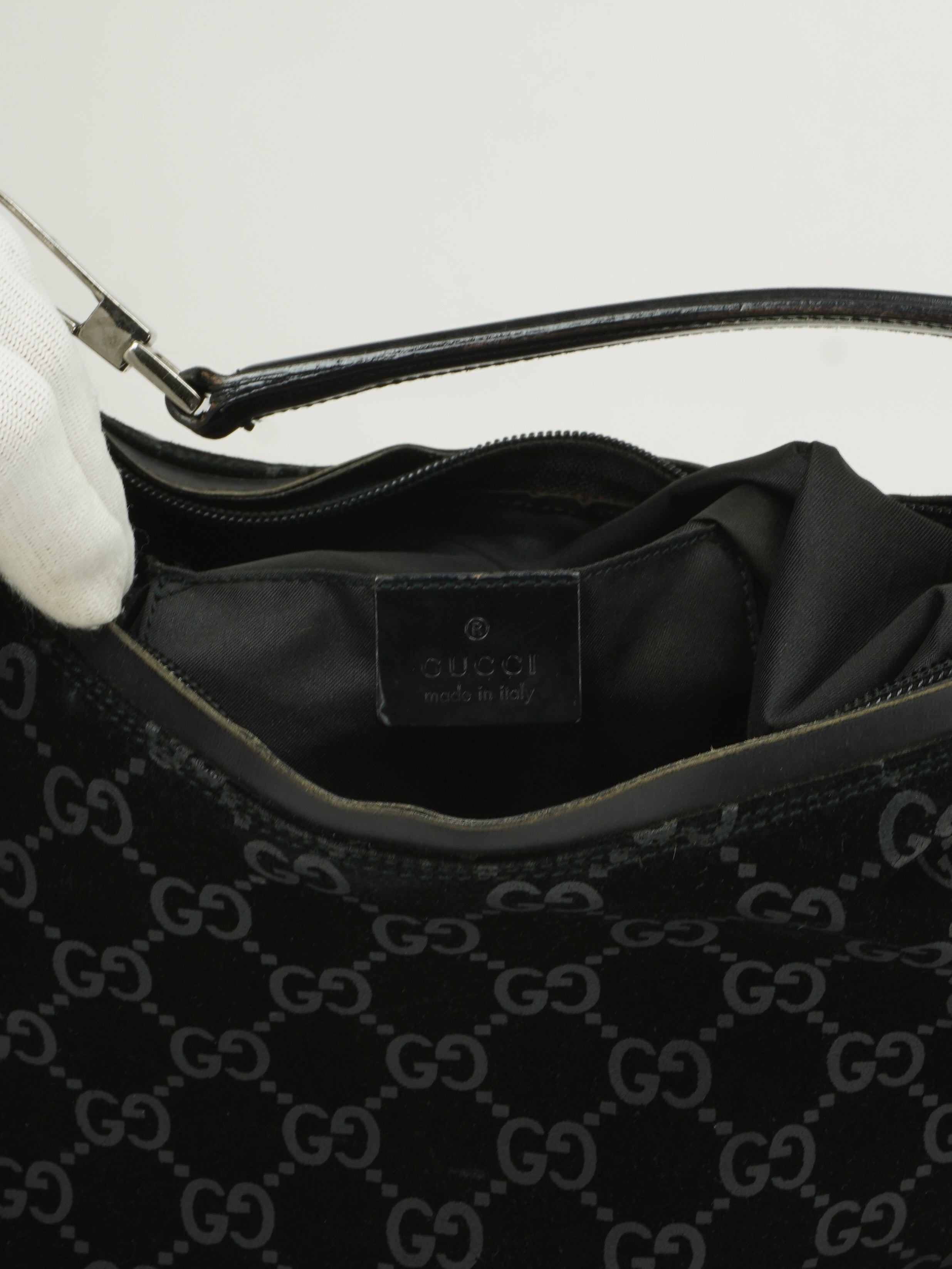 GUCCI TOM FORD VELVET SUEDE BAG