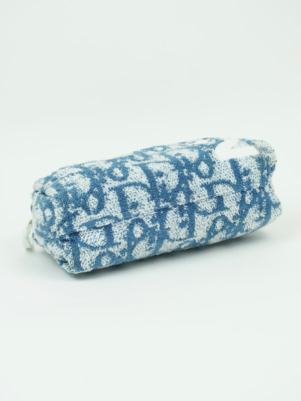 CHRISTIAN DIOR MONOGRAM TERRY CLOTH TOWEL BAG