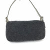 FENDI WOOL BAGUETTE BAG WITH DIAMANTÉ AND LIZARD DETAILING