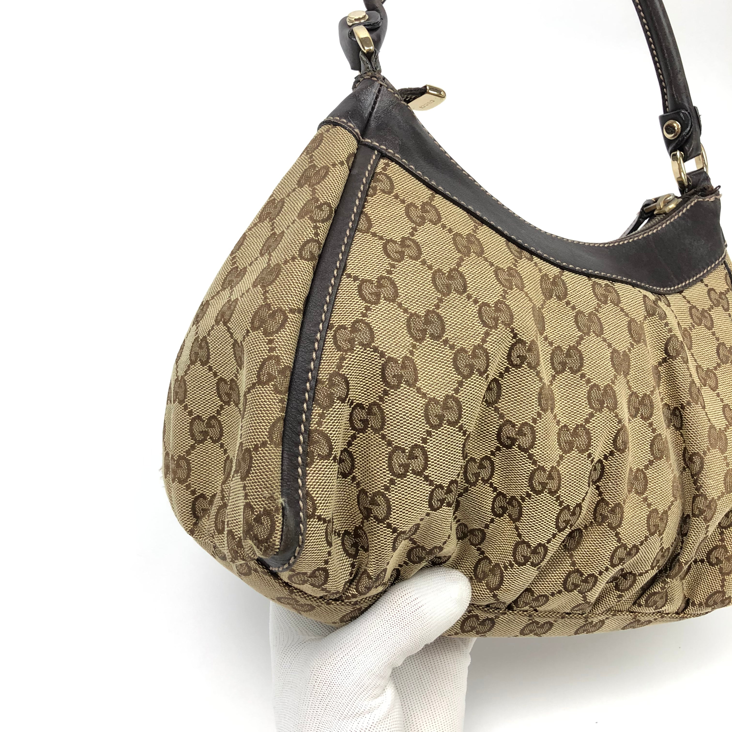 Gucci Monogram Abbey Shoulder Bag