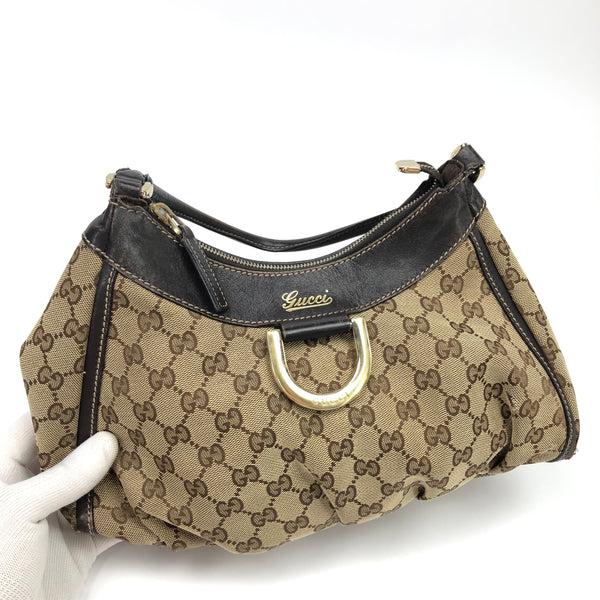 Gucci Monogram Abbey Shoulder Bag