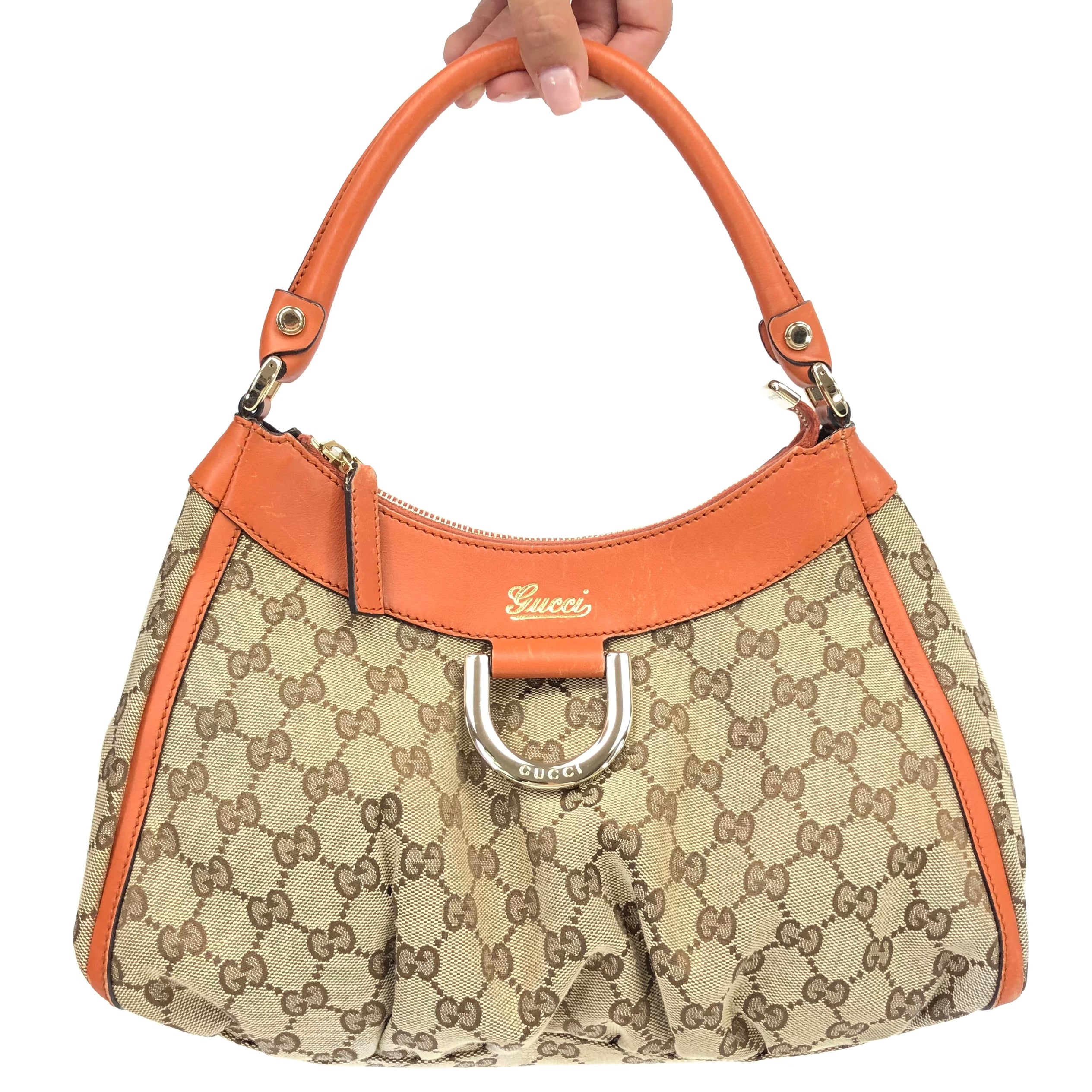 Gucci Monogram Abbey Shoulder Bag