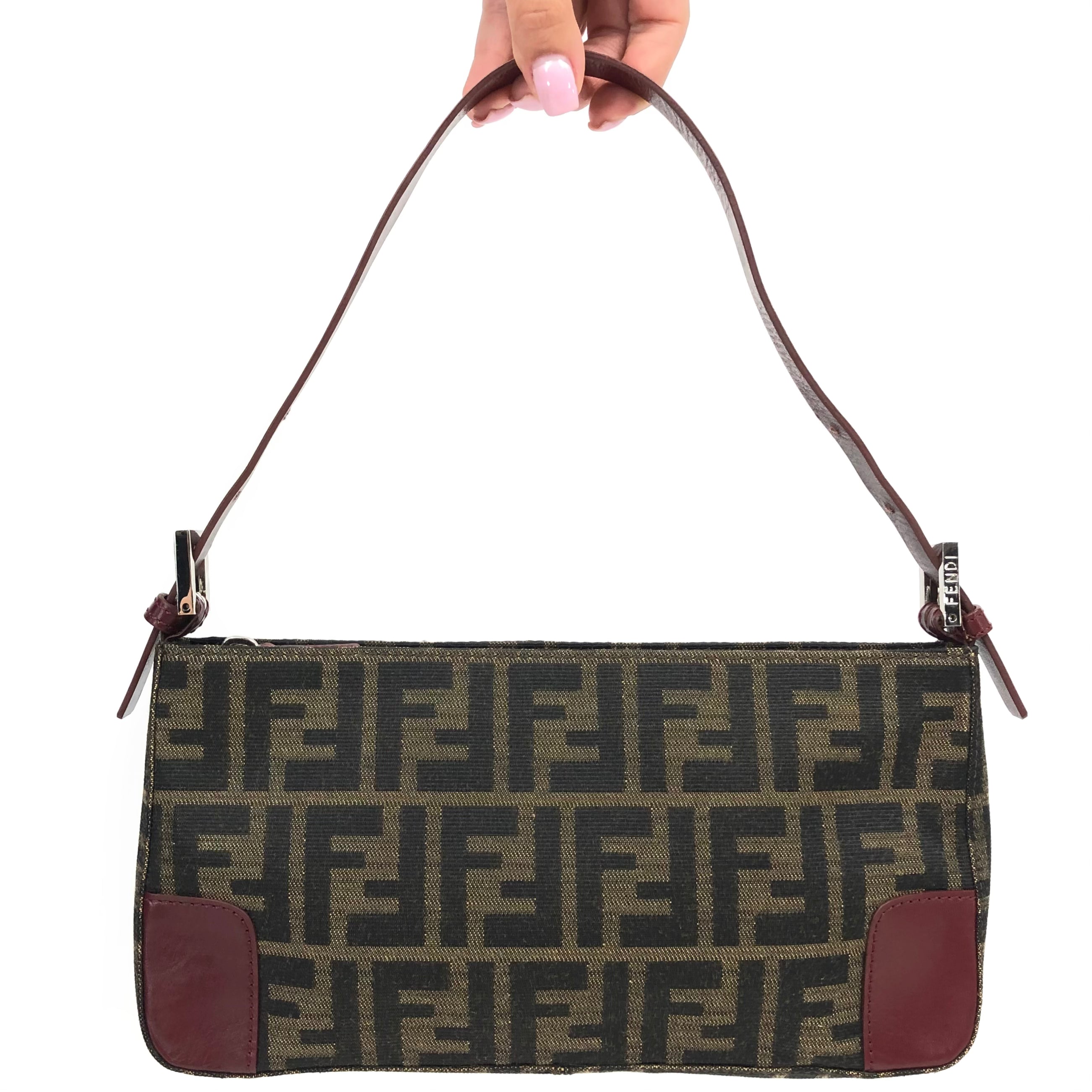 FENDI ZUCCA SHOULDER BAG