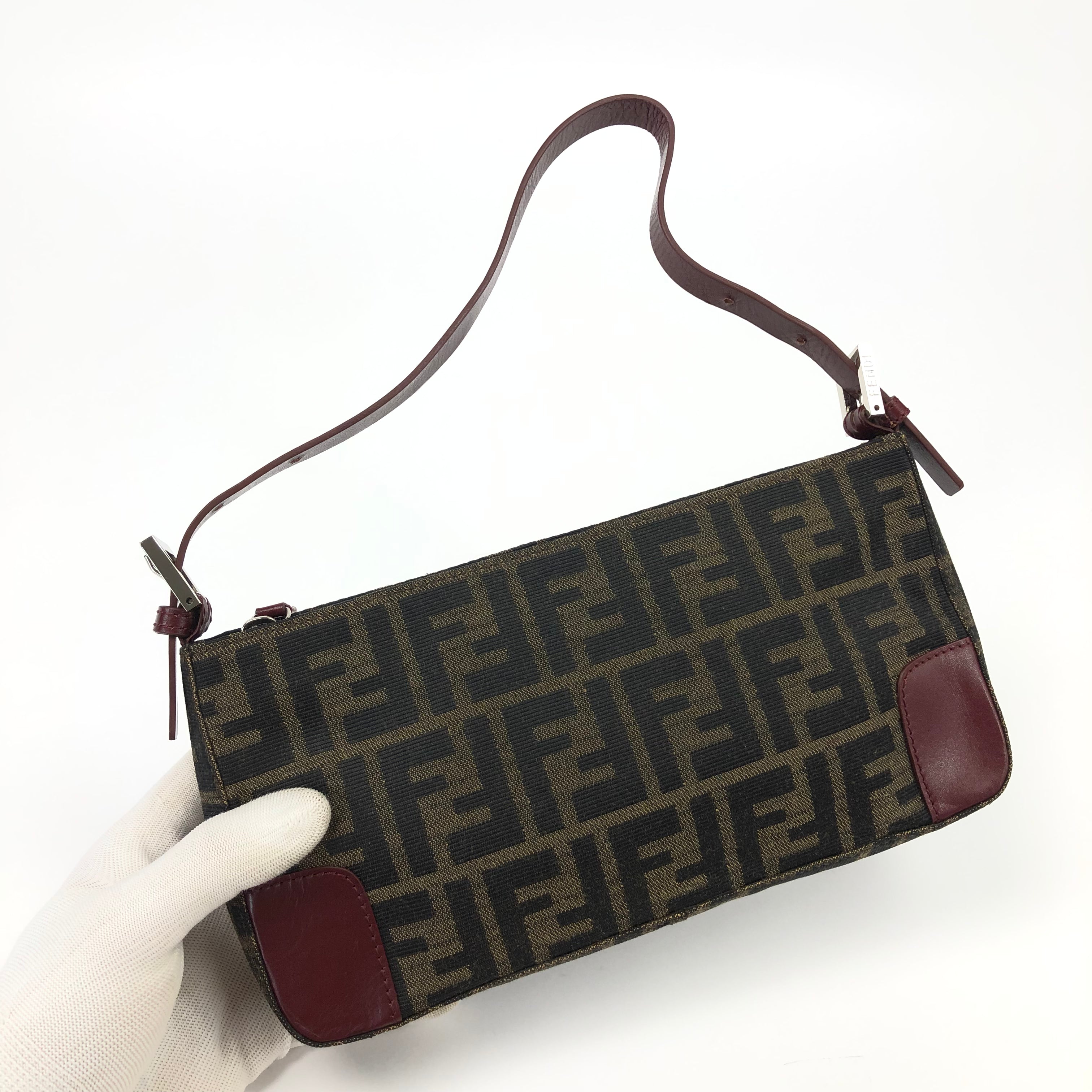 FENDI ZUCCA SHOULDER BAG