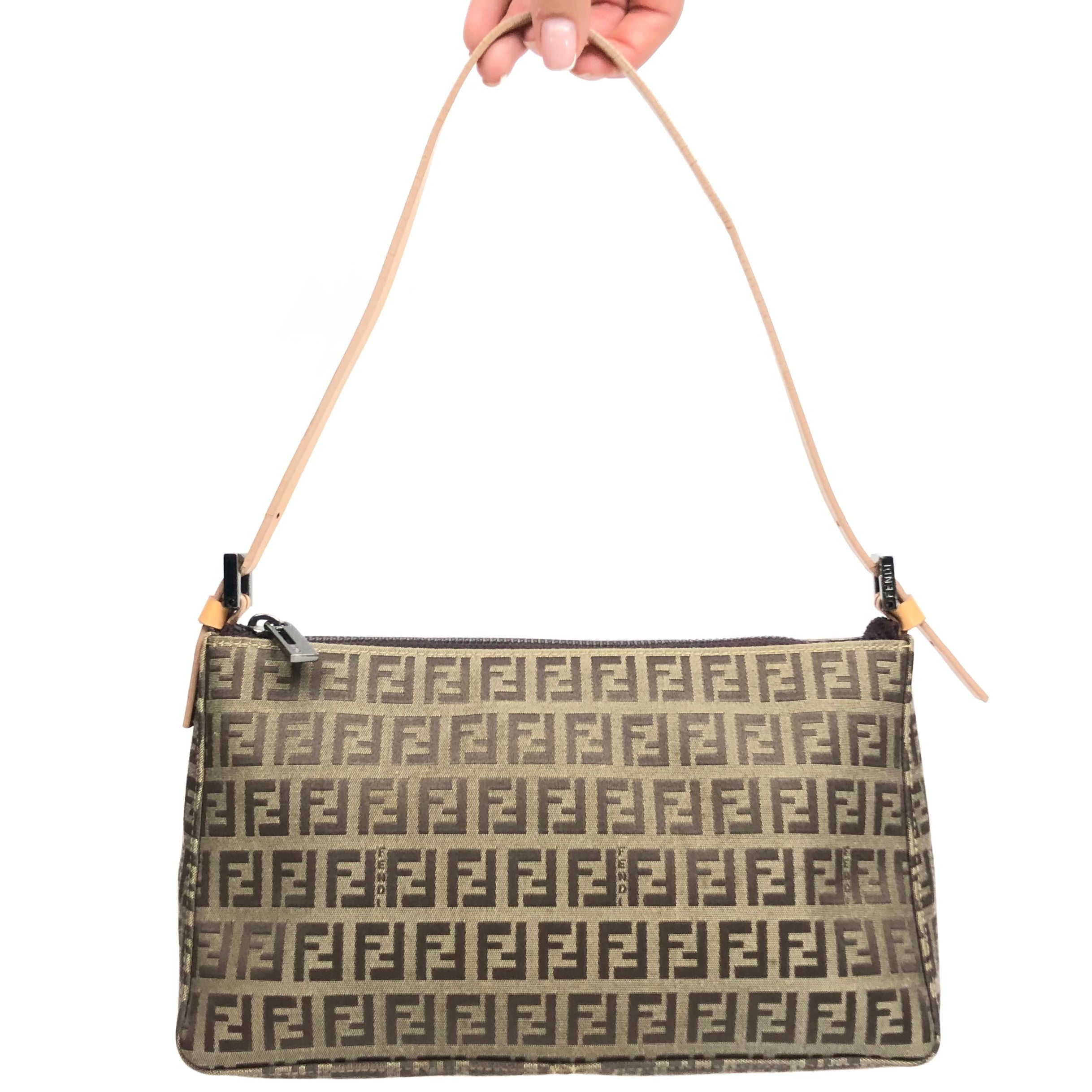 FENDI ZUCCA SHOULDER BAG