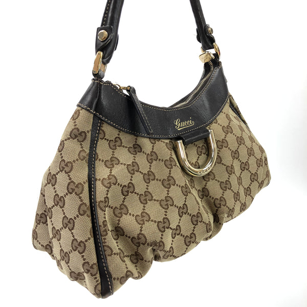 Gucci Monogram Abbey Shoulder Bag