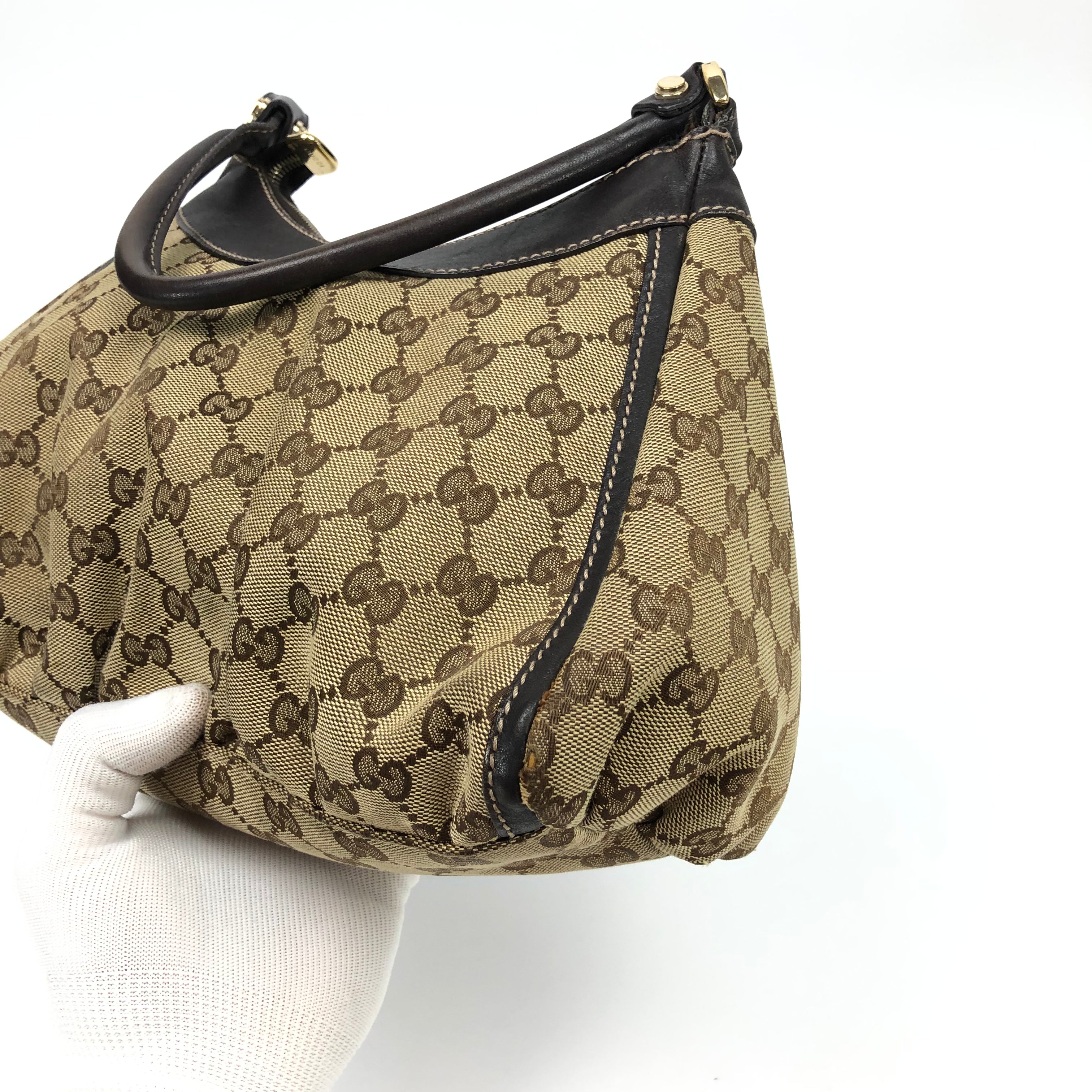 Gucci Monogram Abbey Shoulder Bag